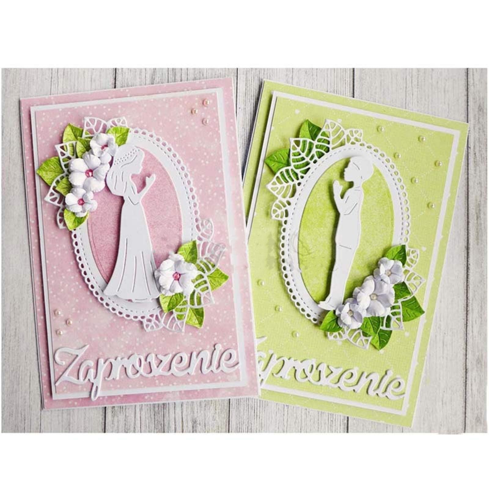 Boy and Girl Metal Cutting Die Stencil Template Christmas Birthday Wedding DIY Crafts Scrapbook Album Paper Card Handmake Embossing