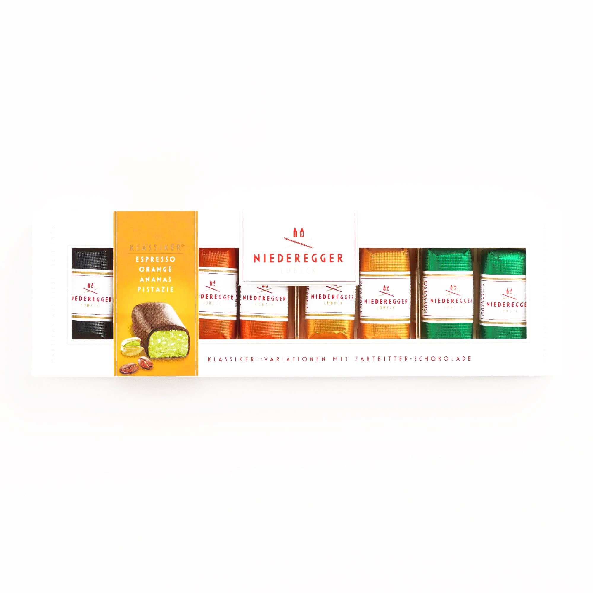 Niederegger AssortedMini Chocolate and Marzipan Bars 3.5 oz each - Gourmet Christmas Gift for the Holidays (1 Item per Order, Not per Case)
