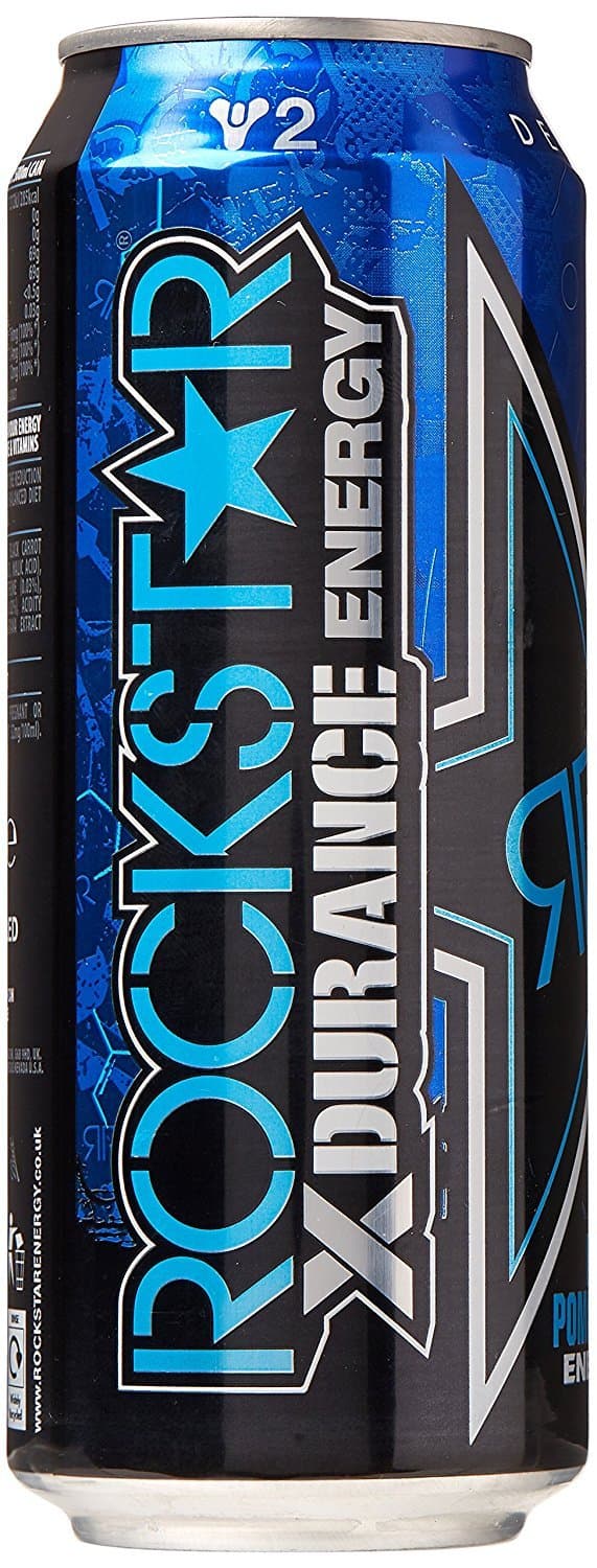 Rockstar Xdurance Energy Drink 25% more caffeine, 500ml, (Pack of 12) - Packaging May Vary