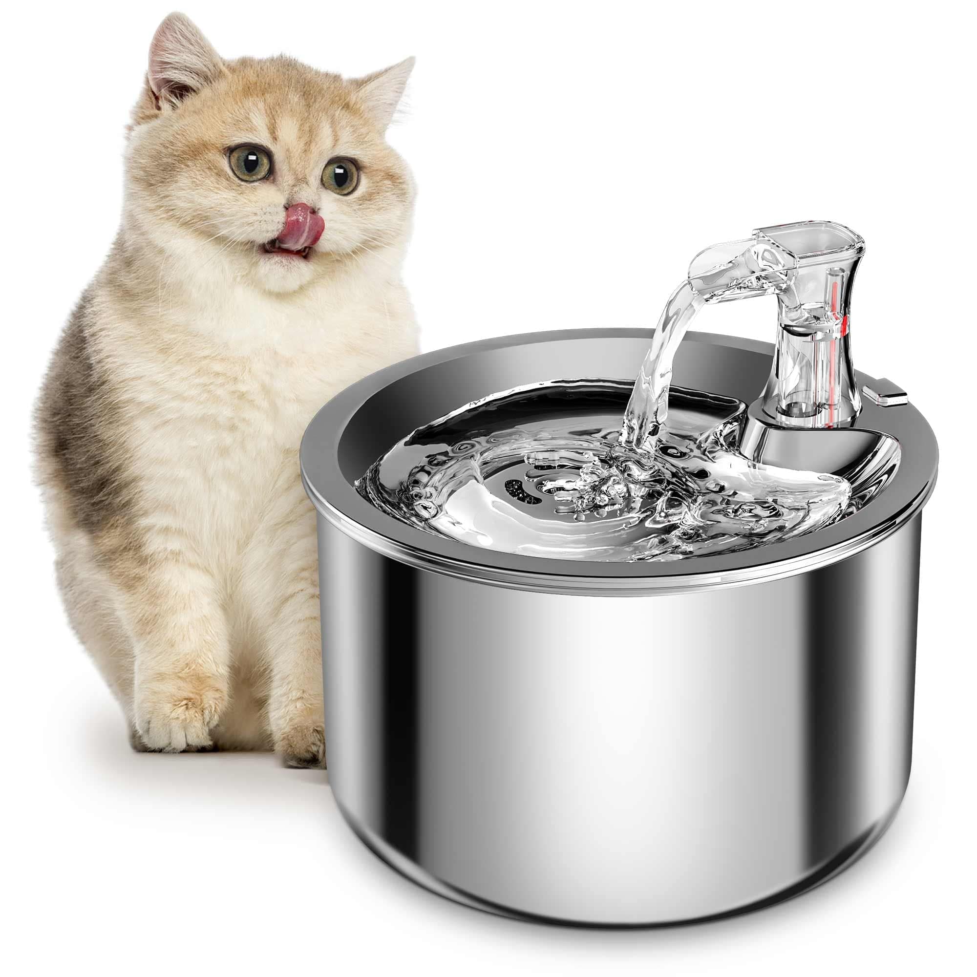 Pet Stainless Steel Automatic Water Fountain, 2L/67OZ