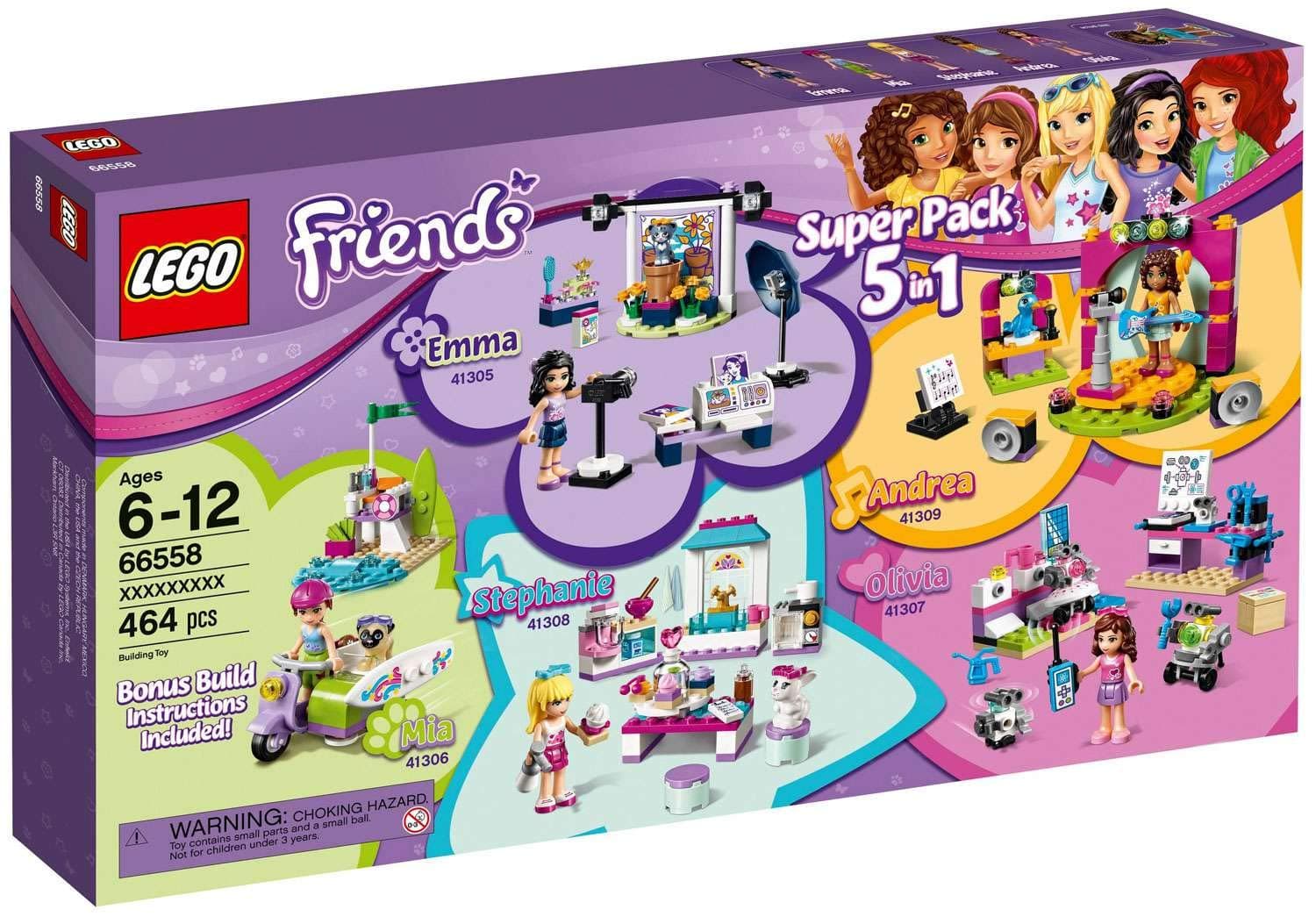 LEGO Friends Super Pack 66558 - Target Exclusive 5pk