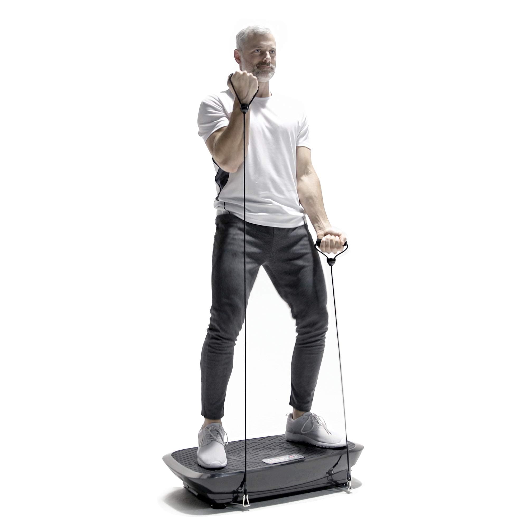 Daiwa Felicity Vitality Plate Vibration Platform - Whole Body Workout 3D Vibration Fitness Machine with Resistance Bands