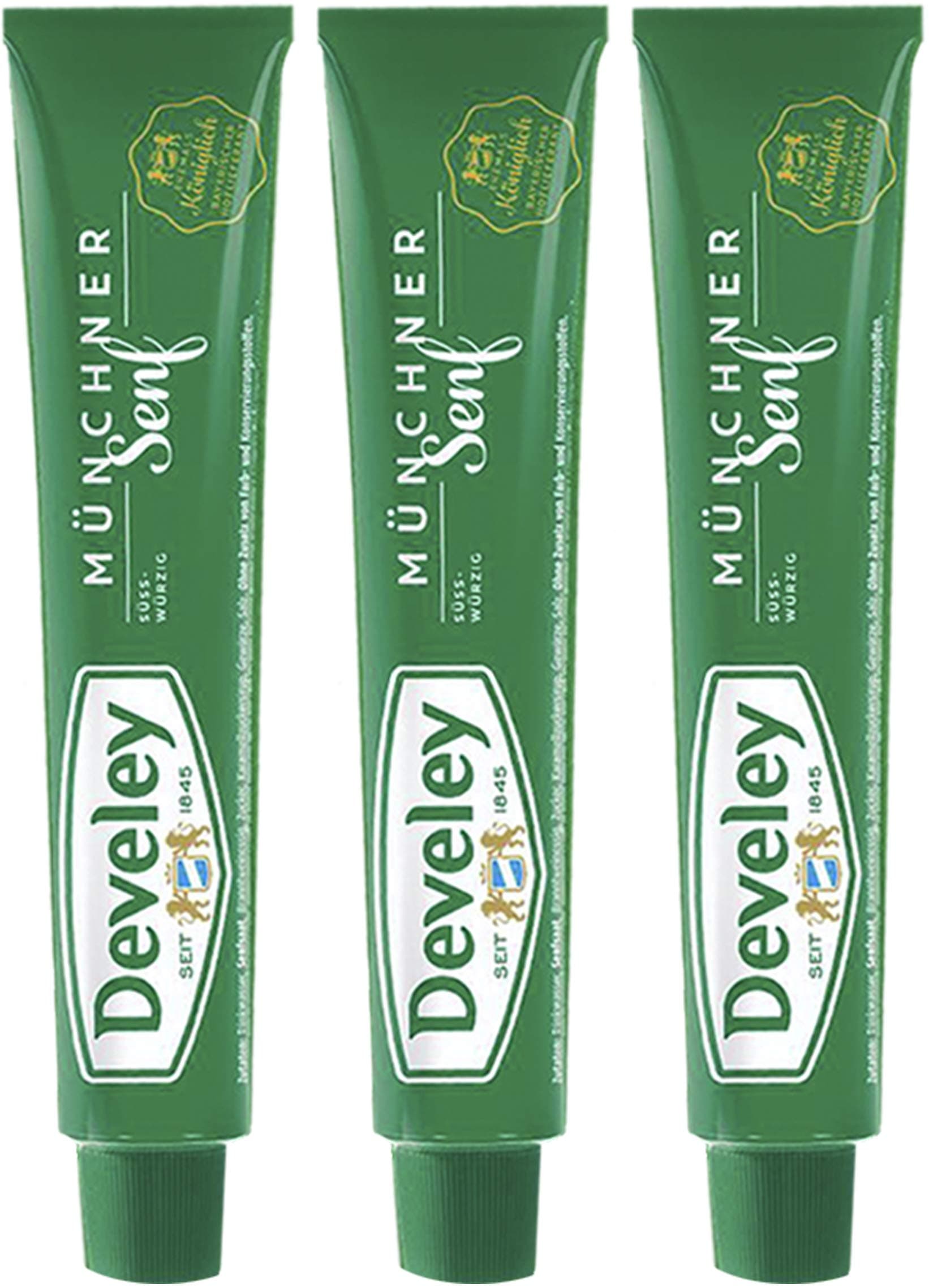 Develey Munich Mustard 3 x 100 ml, Develey/Germany