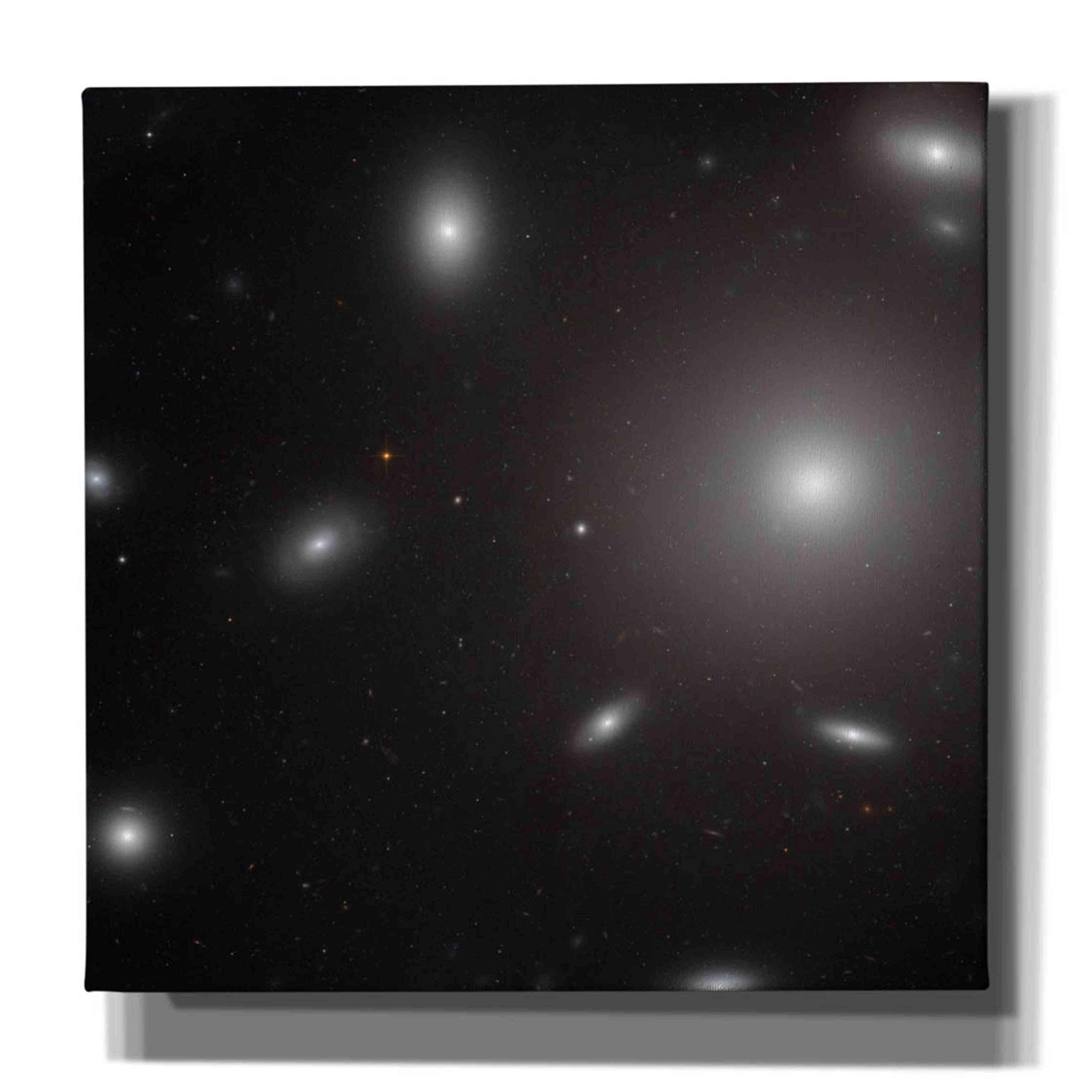 Epic Graffiti NGC 4874 Canvas Wall Art, 37" x 37", Black