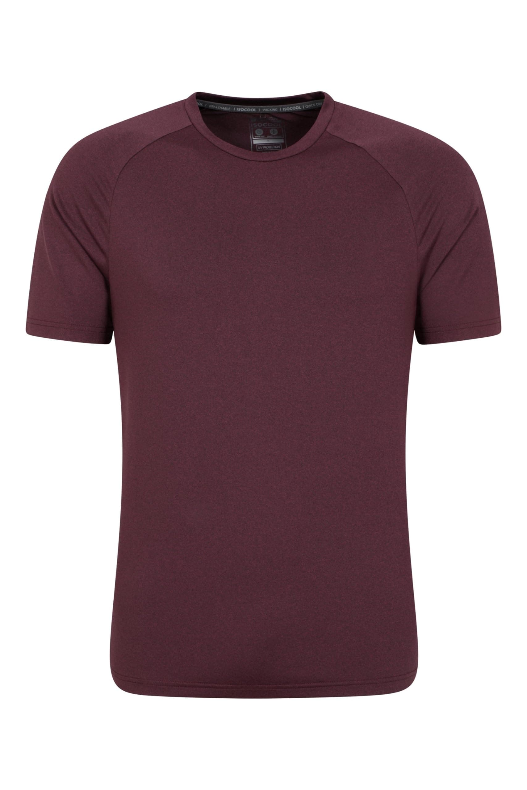 Mountain WarehouseAgra Mens Melange T-Shirt - Lightweight Top, Comfortable, Round Neck Tshirt, Quick Drying & UV Protection Tee - for Spring Summer Travelling