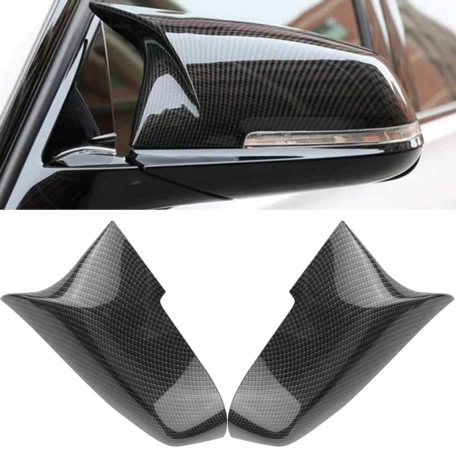 sportuli Carbon Fiber Rearview Mirror Cover Cap Compatible with BMW 228i 435i 116i 118i 120i 125i 130i 218i 220i 320i 328i 330i 335i 420i 428i 435i F21 F30 F31 F32 F33 F36