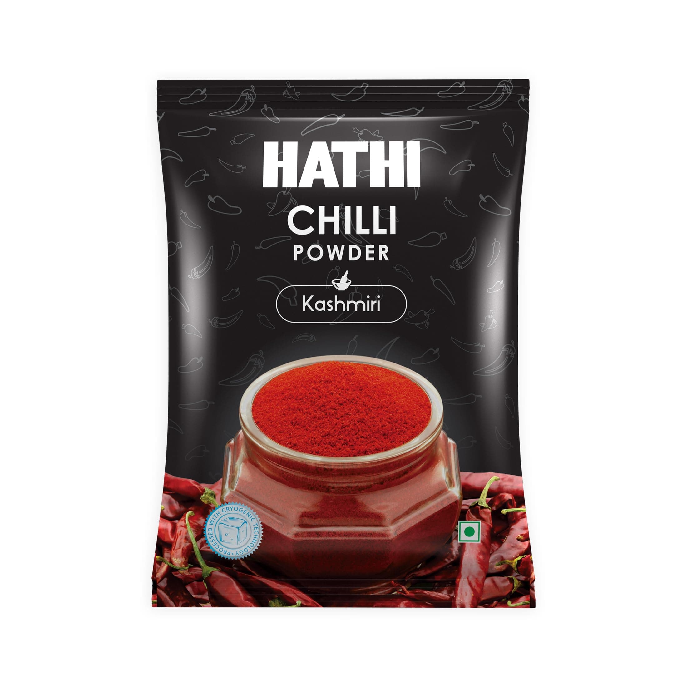 Hathi Masala Pure Kashmiri Red Chilli Powder | Lal Mirch Powder | No Added Preservatives & Colours | Red Chilli Powder for Everyday Indian Cooking | Kashmiri Lal Mirch Powder | Chilli Powder 500 Gram | Pack of 1