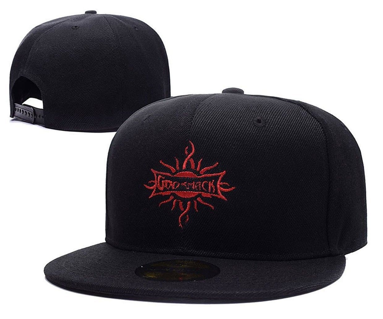 Godsmack Red Sun Logo Adjustable Snapback Embroidery Hats Caps