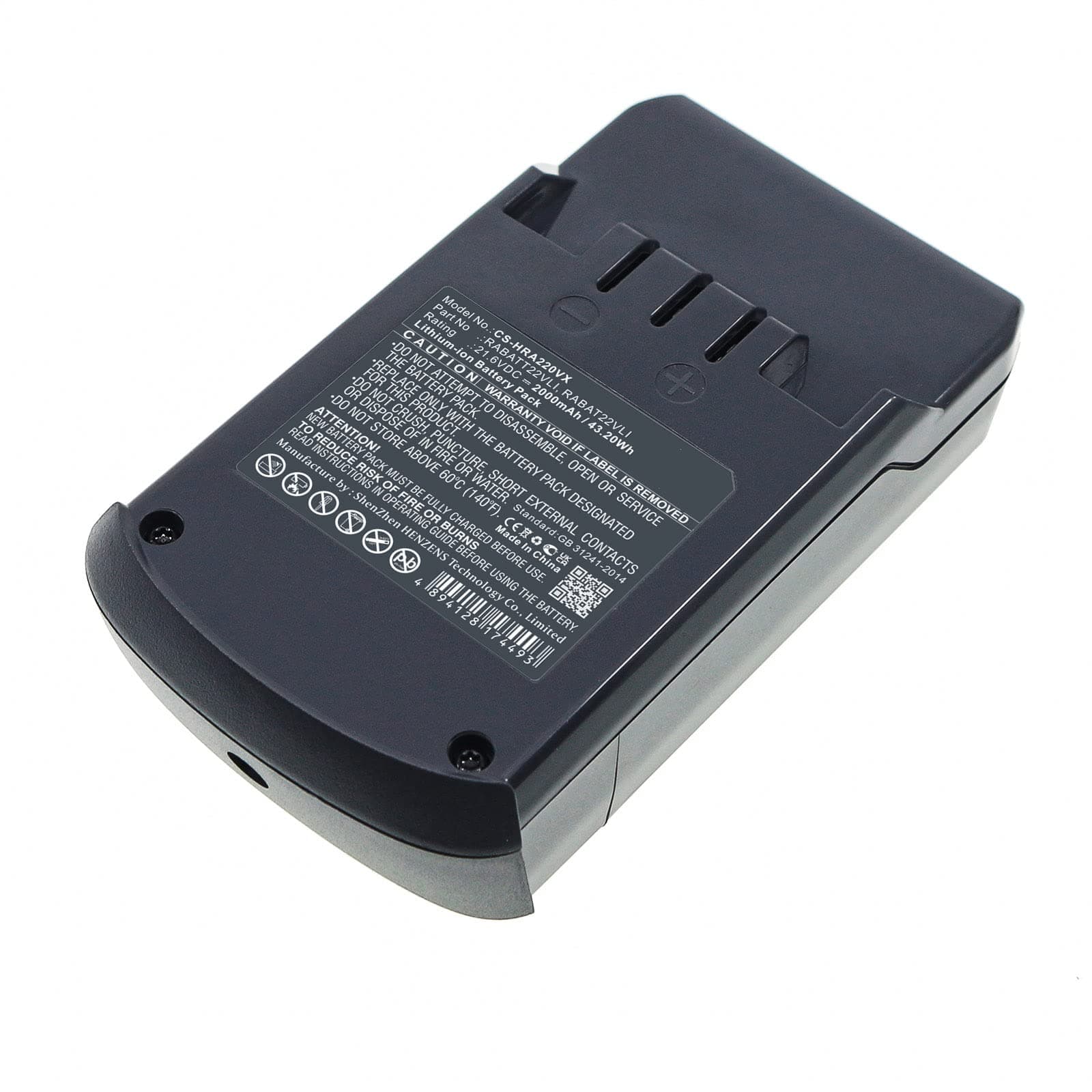 Vacuum Battery for Hoover RABATT22VLI RABAT22VLI Rhapsody RA22AFG 011 RA22ALG 011 RA22PTG 011 RA22SE 011