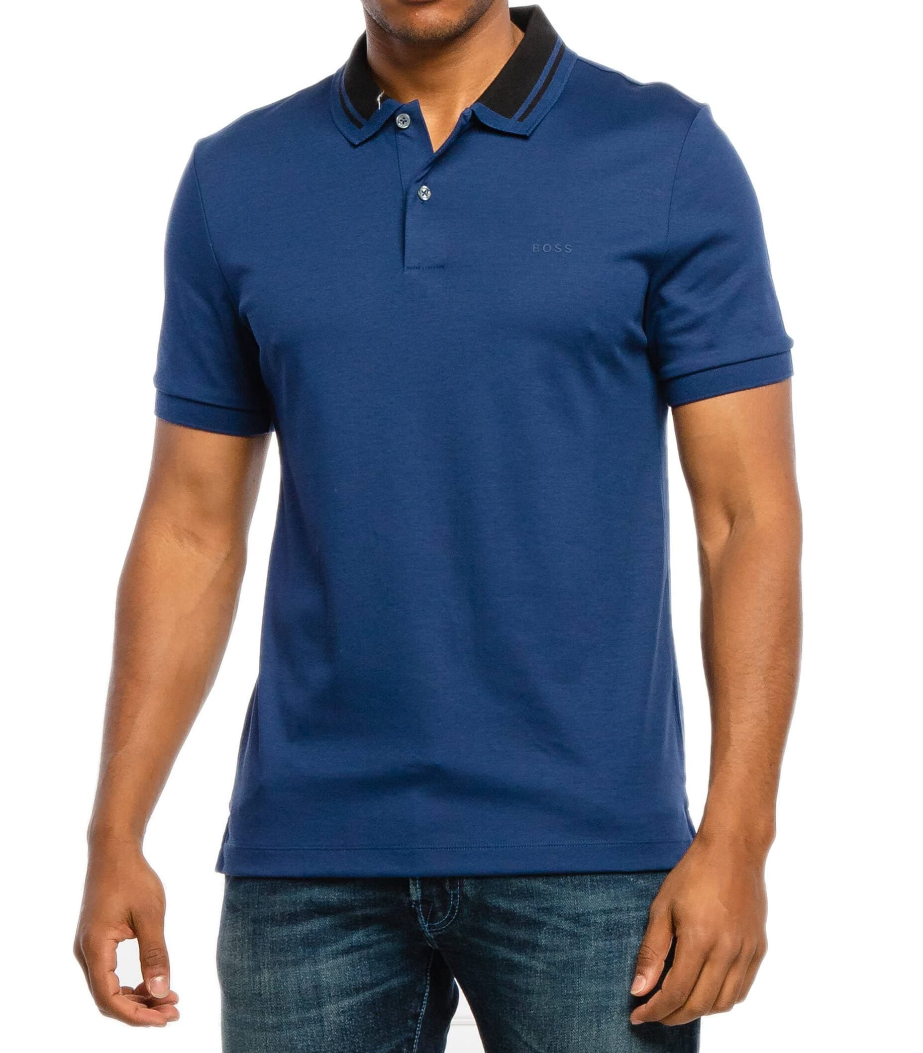 BOSS Hugo Mens Phillipson 95_99 Polo Shirt Cotton Pique Slim Fit