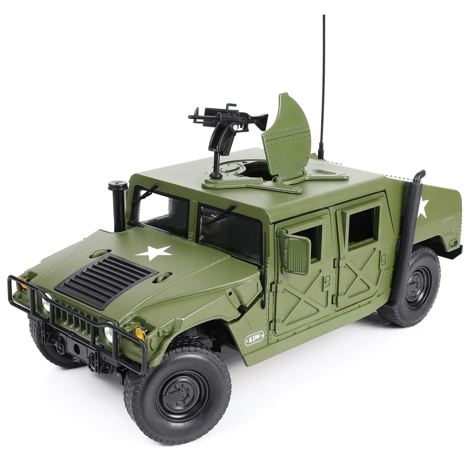 NUOTIE 1/18 Hummer H1 Car Model Military Truck Off-Road Vehicle Die-cast Metal Model Kit Armored Car Multifunctional Truck for Adults Collection or Gift
