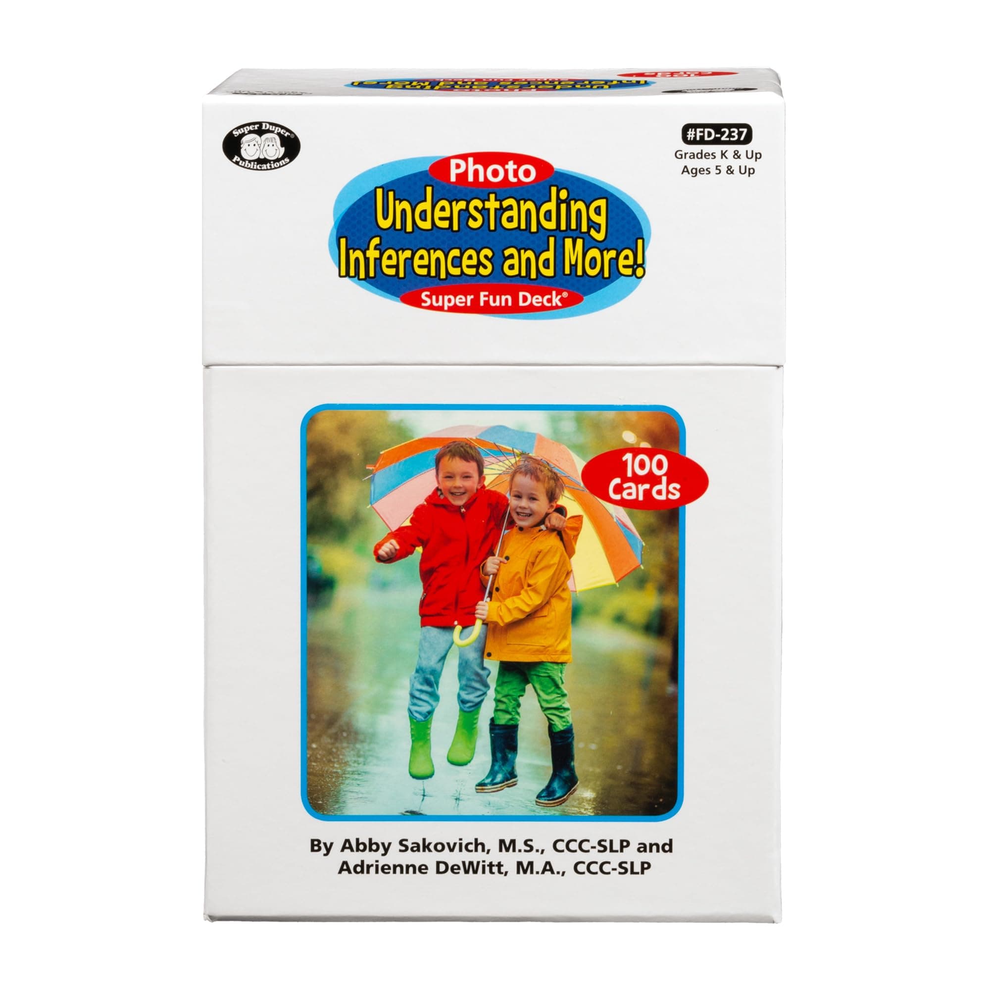 Photo Understanding Inferences and More! Super Fun Deck | Critical Thinking Flash Cards | Great for Autistic Children | Ask Literal, Inferential, or Expansion Questions