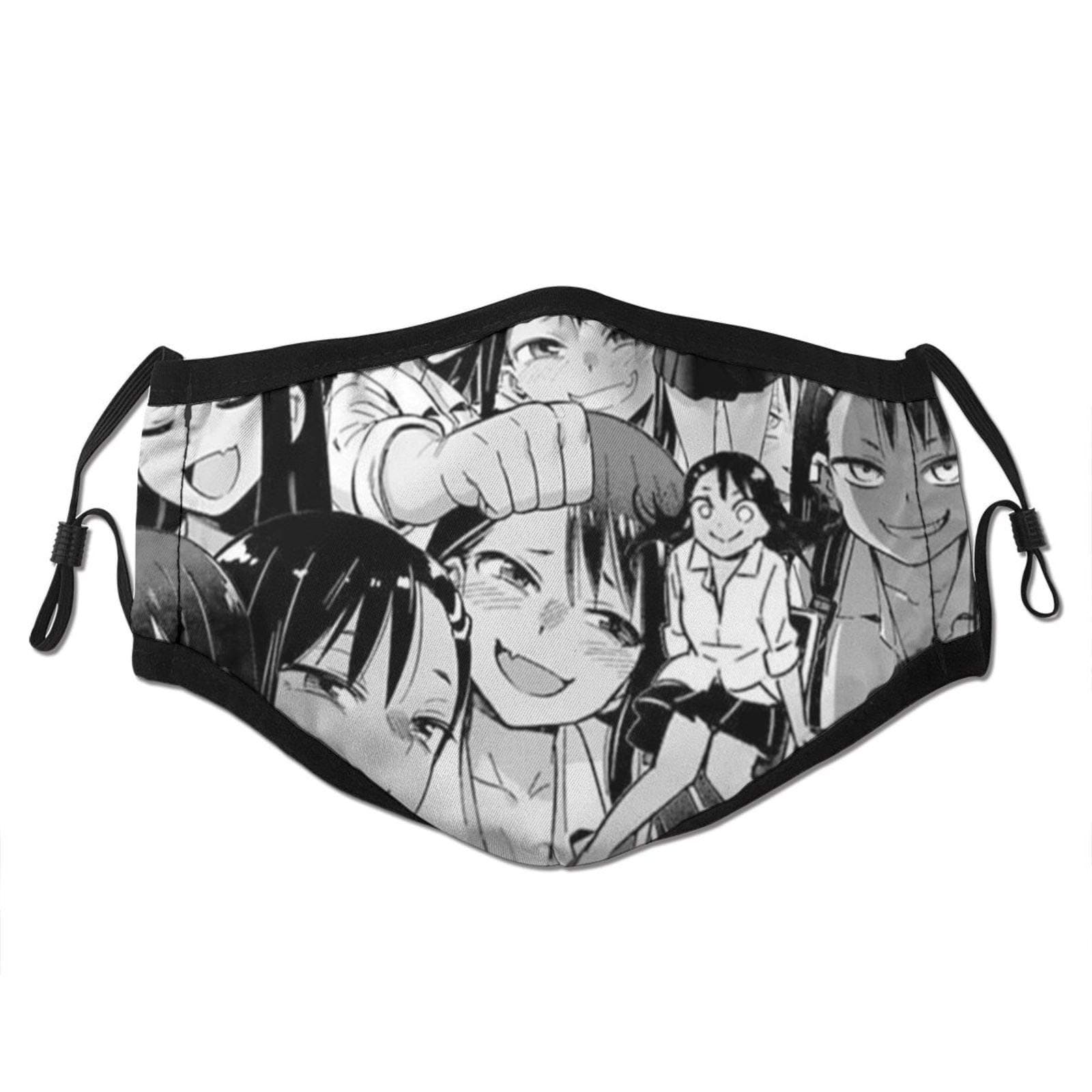PABUYA Ahegao Waifu Men Women Outdoor Washable Mouth-Muffle Unisex-OneSize-