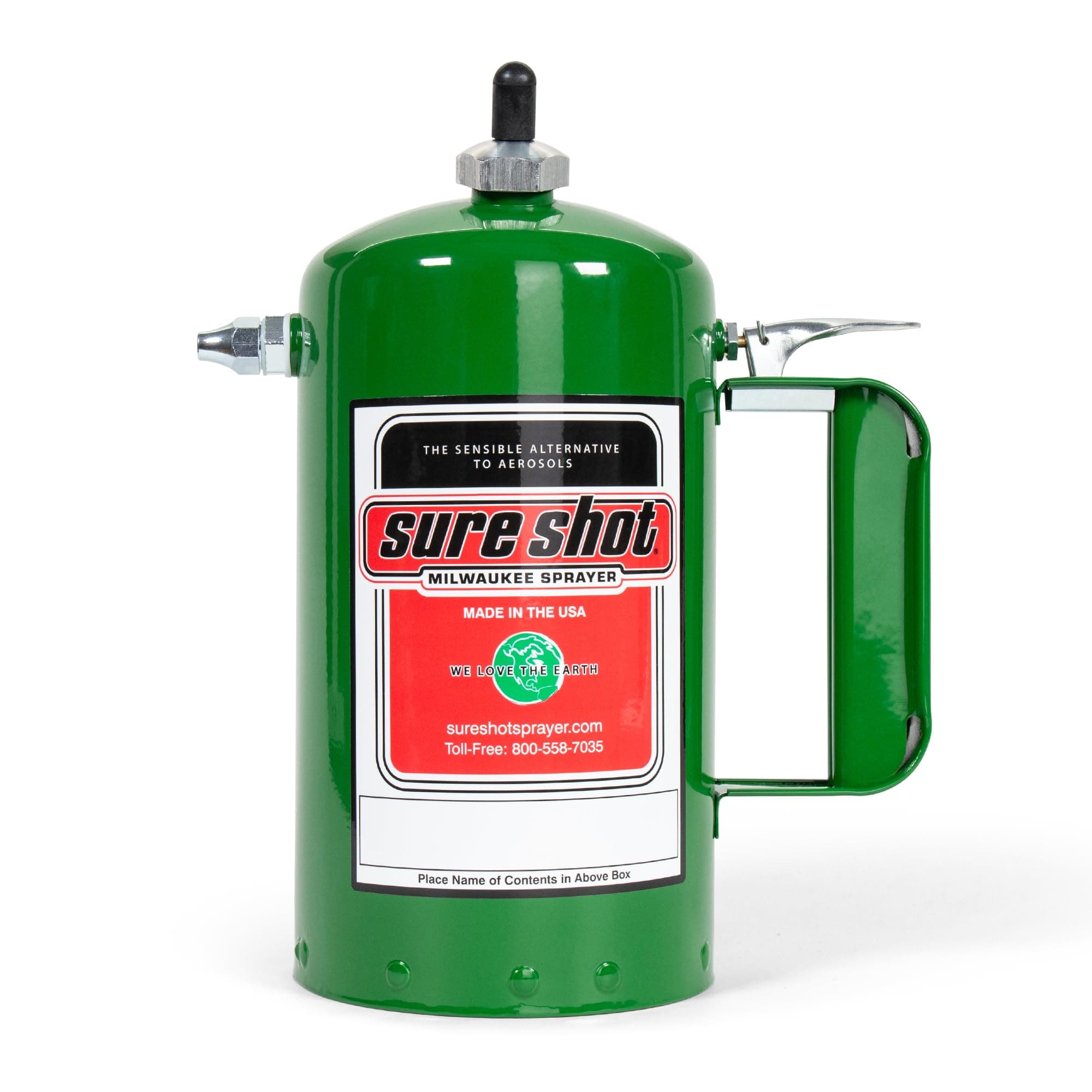 Sure Shot A1000G Sprayer Steel Interior, Green Exterior, 32 oz Capacity