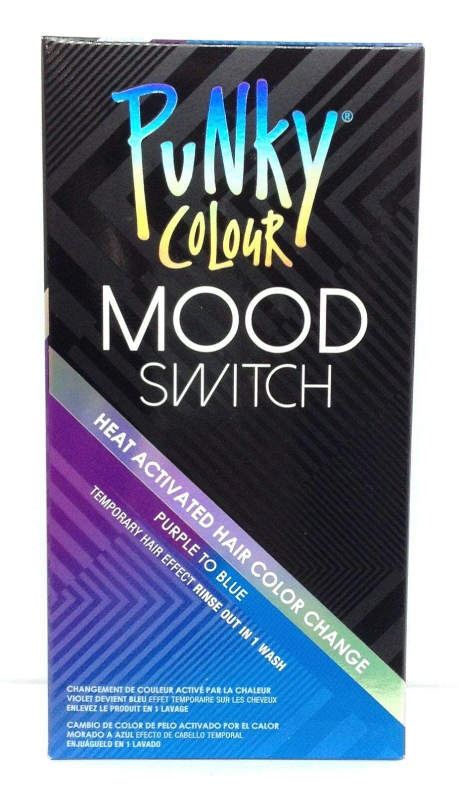 Punky Colour Purple To Blue Mood Switch Heat Activated Hair Color Change, Temporary Hair Effect