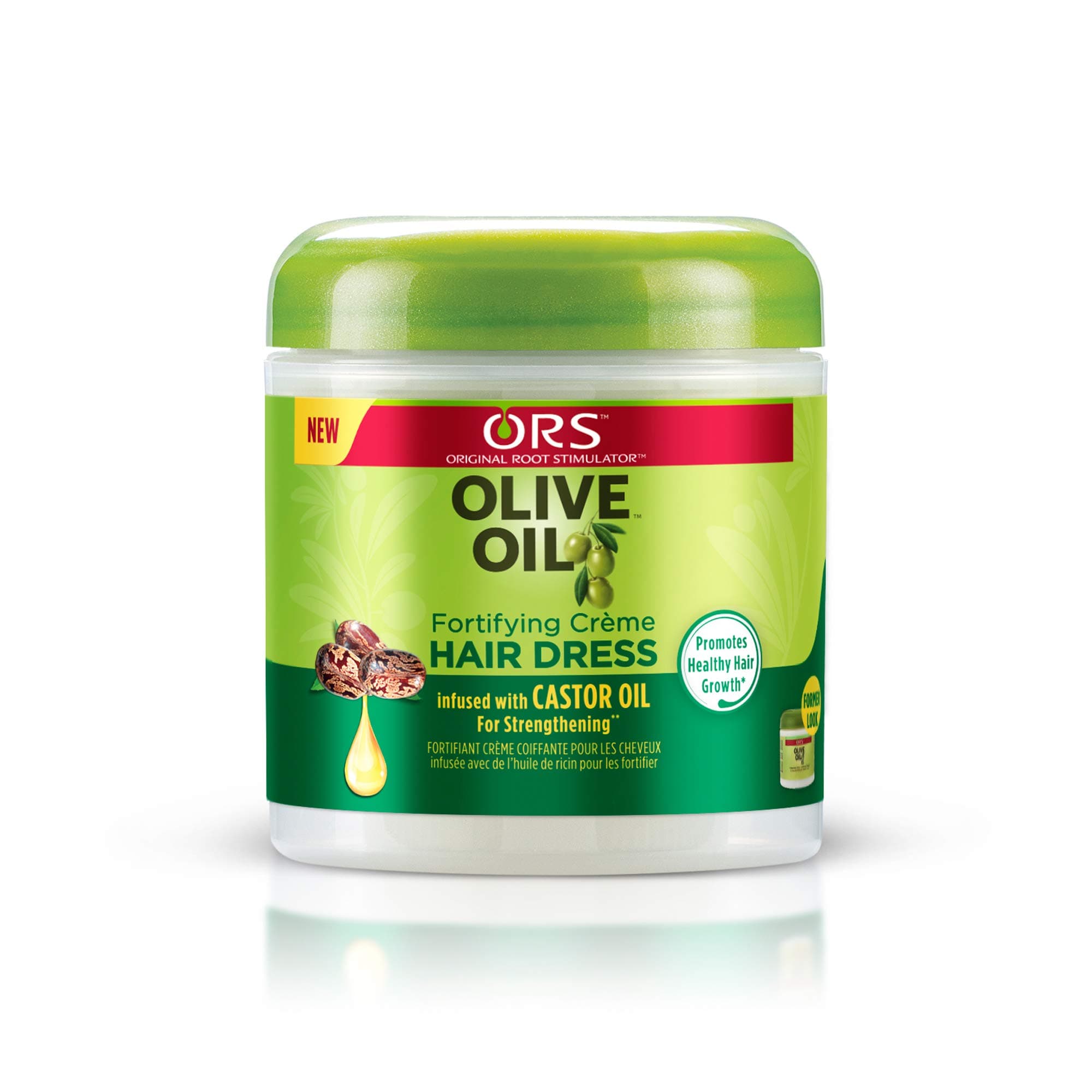 Olive Oil Creme Hair Dress 6 Ounce Jar (177ml) (3 Pack)