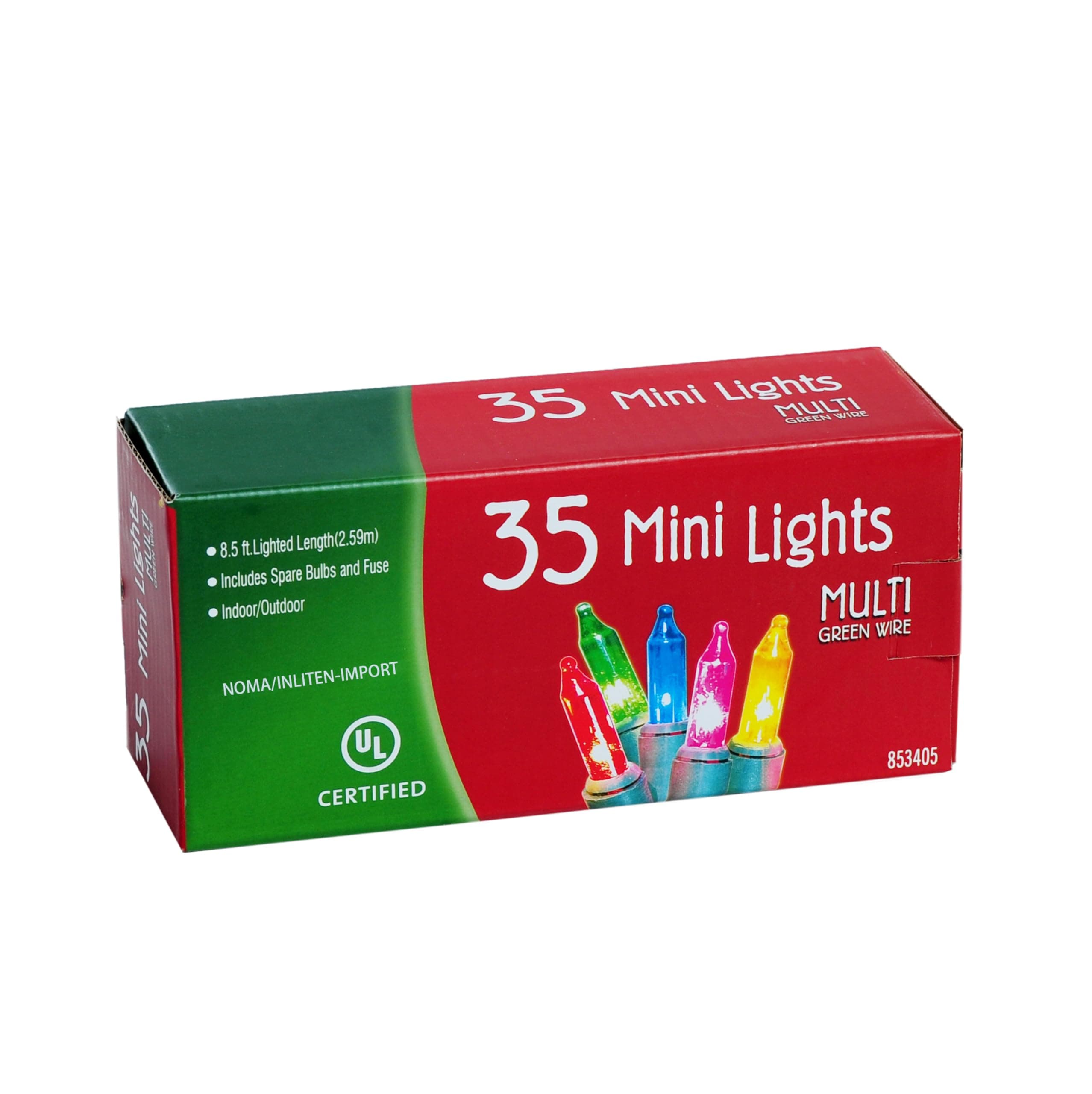 Indoor/Outdoor 35-Count Multi Color Christmas Light Set