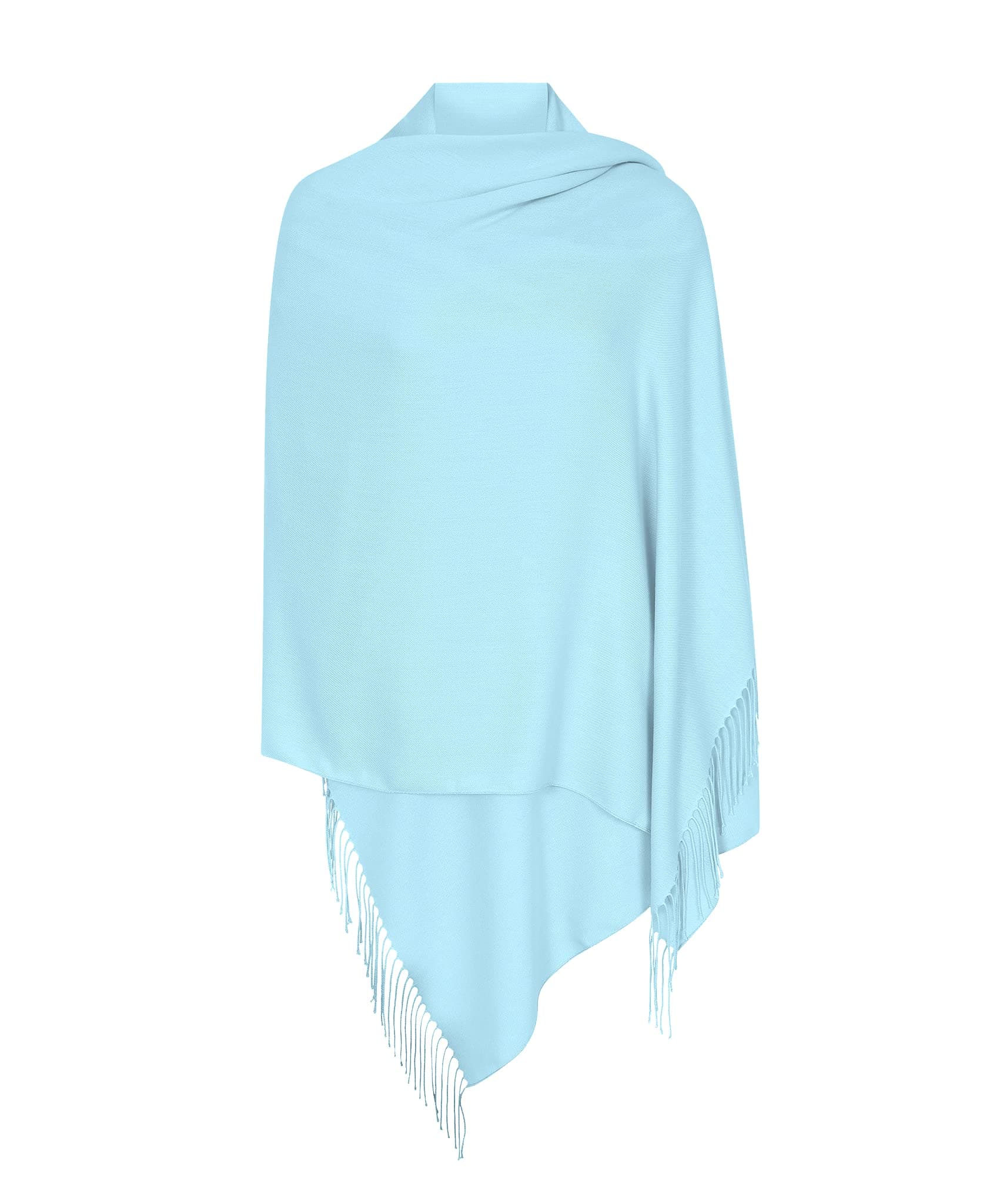 Pashminas & Wraps of LondonMade in Italy - Lake Como Collection (20+ Stunning Colours) Pashmina Shawl Wrap Stole Scarf for Women - Super Soft - Versatile - Ideal for Formal Occasions + Daytime Wardrobe - The #1 Gift For Her