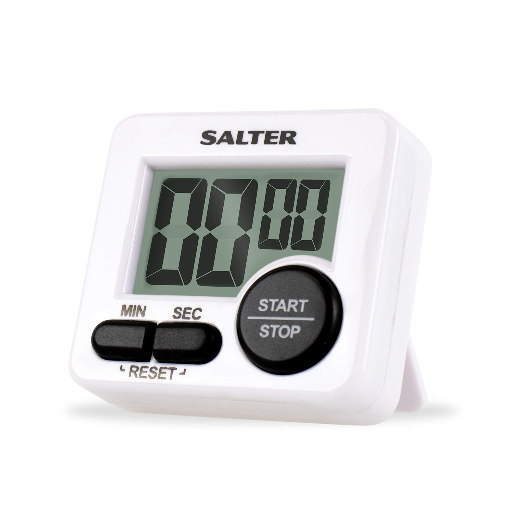 Salter Mini Kitchen Cooks Timer – Electronic Digital Clock, Cooking Countdown Device for Precision Baking, 99 Minutes 59 Seconds, Large Start/Stop Button, Loud Long Ring Beeper – 2 Year Guarantee