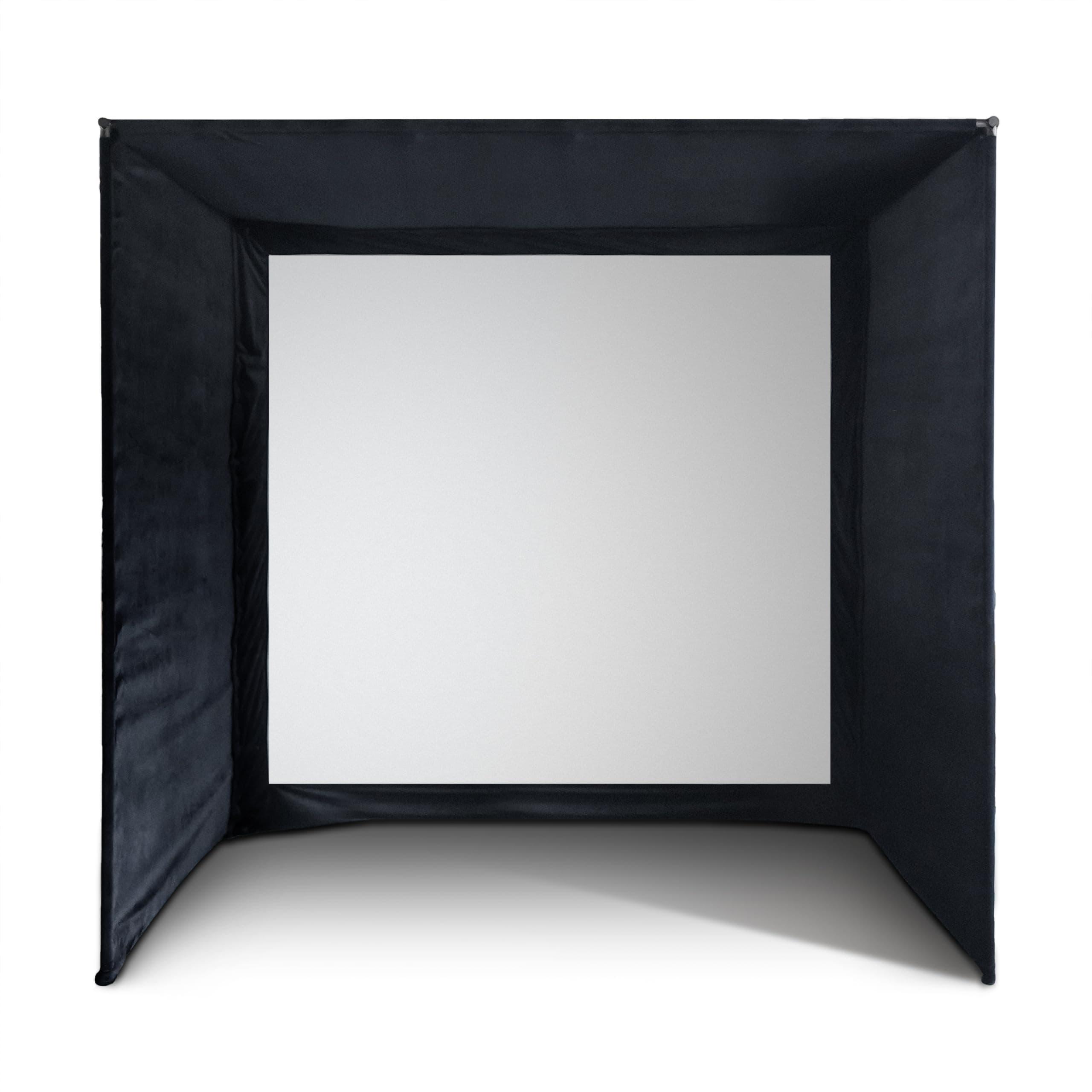 SimSpace Golf Simulator Enclosure with Impact Display Projection Screen, use with all Golf Launch Simulators and Monitors.