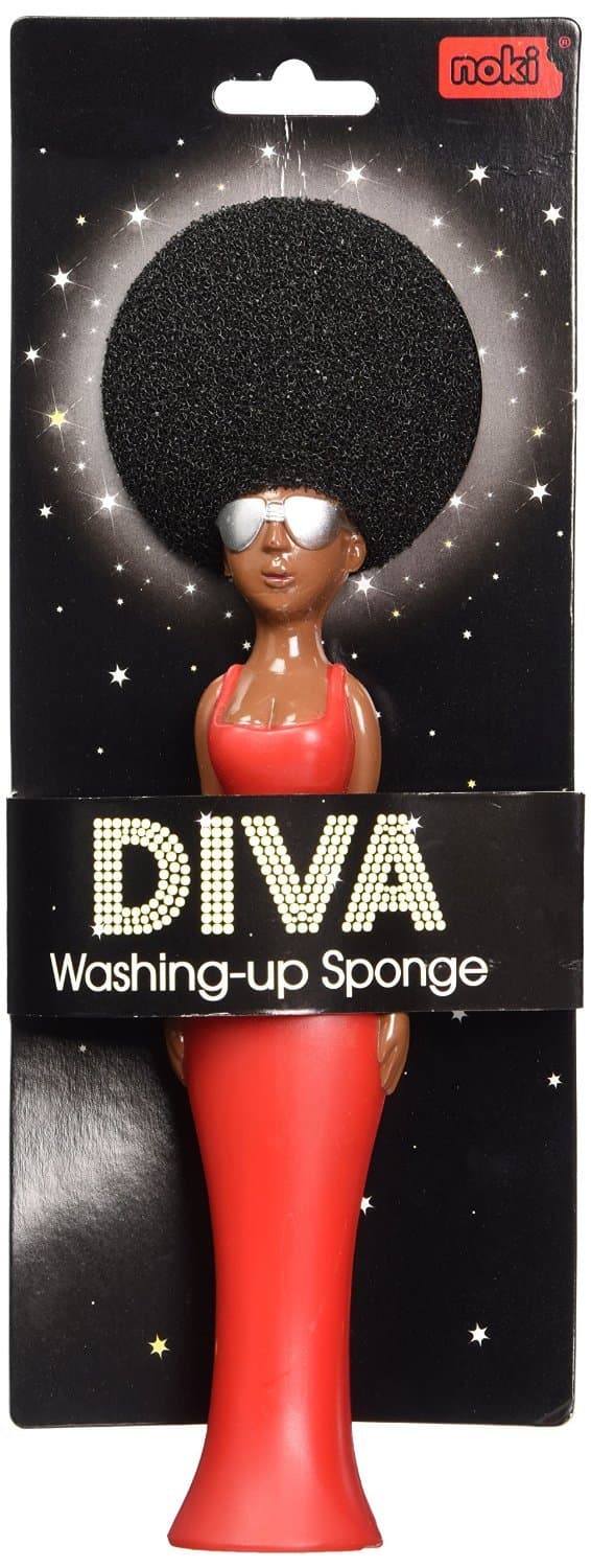 Paladone Novelty Kitchen Dishwashing Sponge - Diva