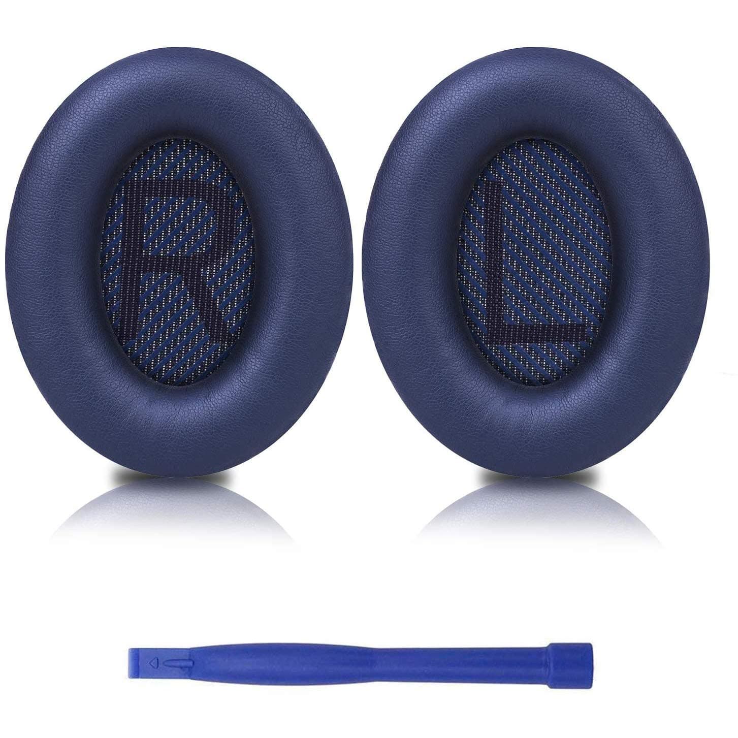 Techzere Replacement Ear Cushions Pads Ear Cup Cover for Bose QC35, QC35 II Headphone (Blue)
