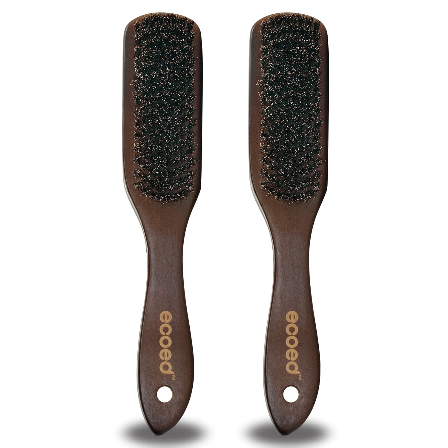 Boar Bristle Hair Brush, Beard/Barber Brush, Natural Boar Bristle Brush with Wood Handle, Soft Hair Brushes for Women Men and Kids, Great for Thin and Fine Hair, Adds Shine and Improves Hair Texture