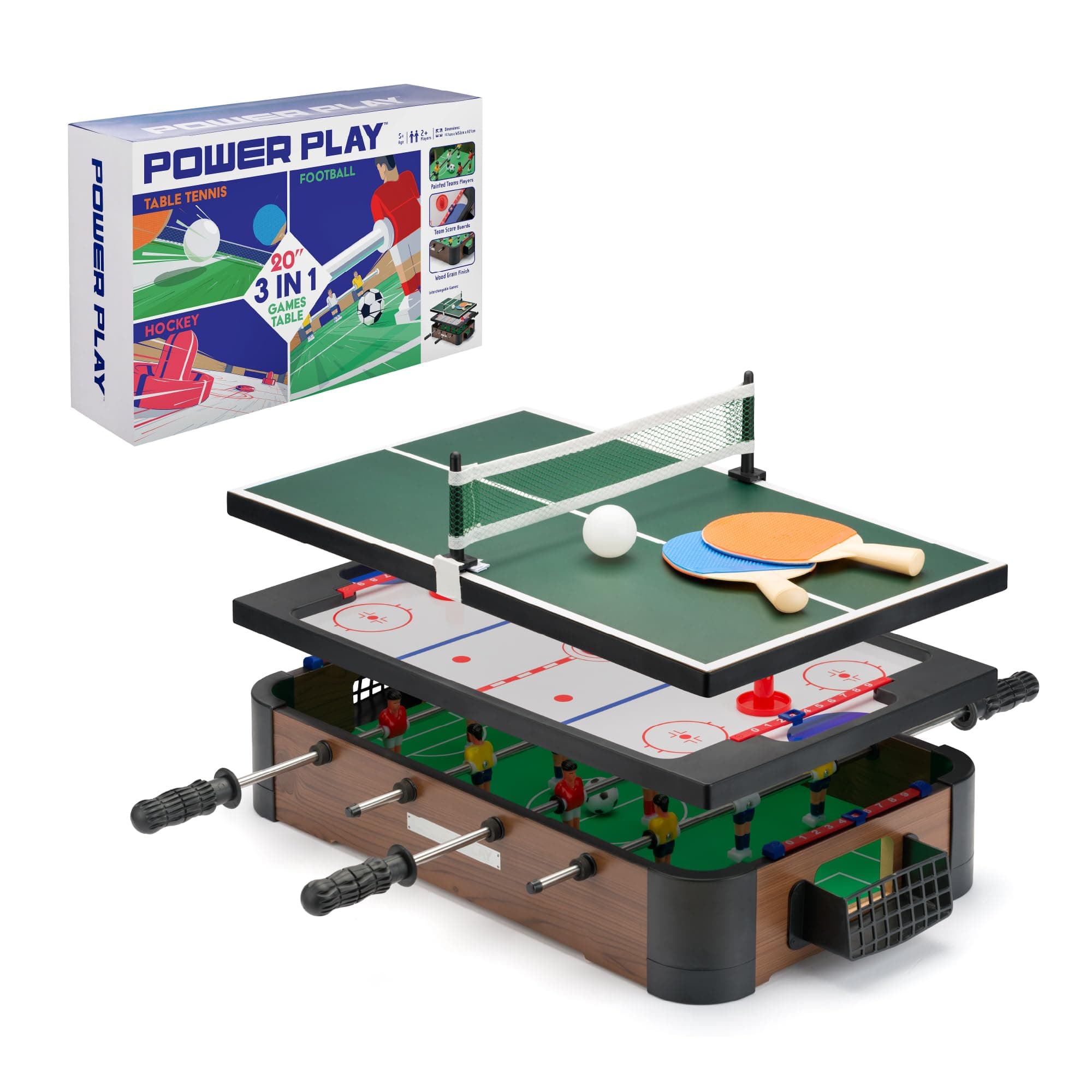 Powerplay 20" 3 In 1 Games Table
