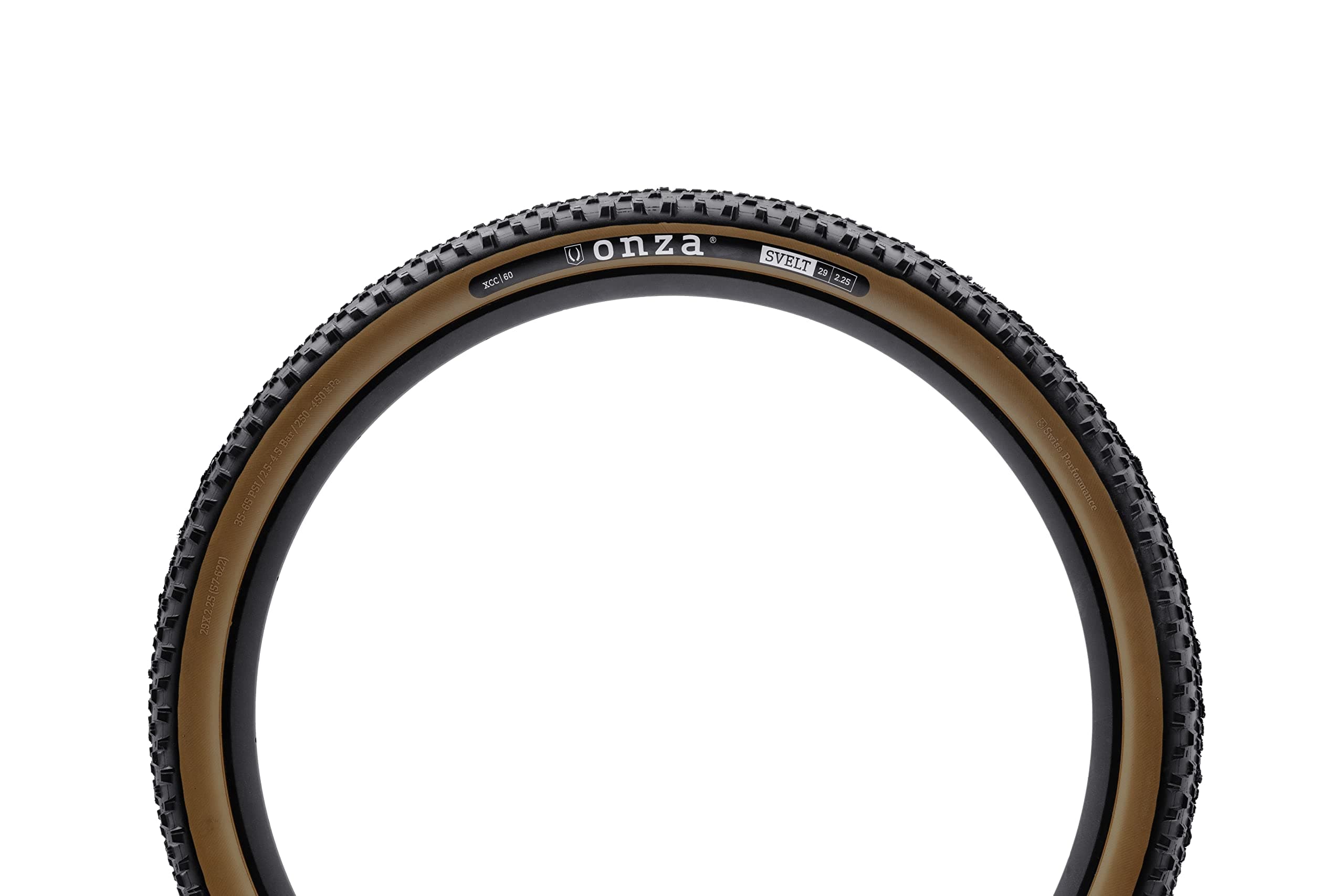 Onza SVELT Unisex Adult MTB Tire, Black, 29 x 2.30