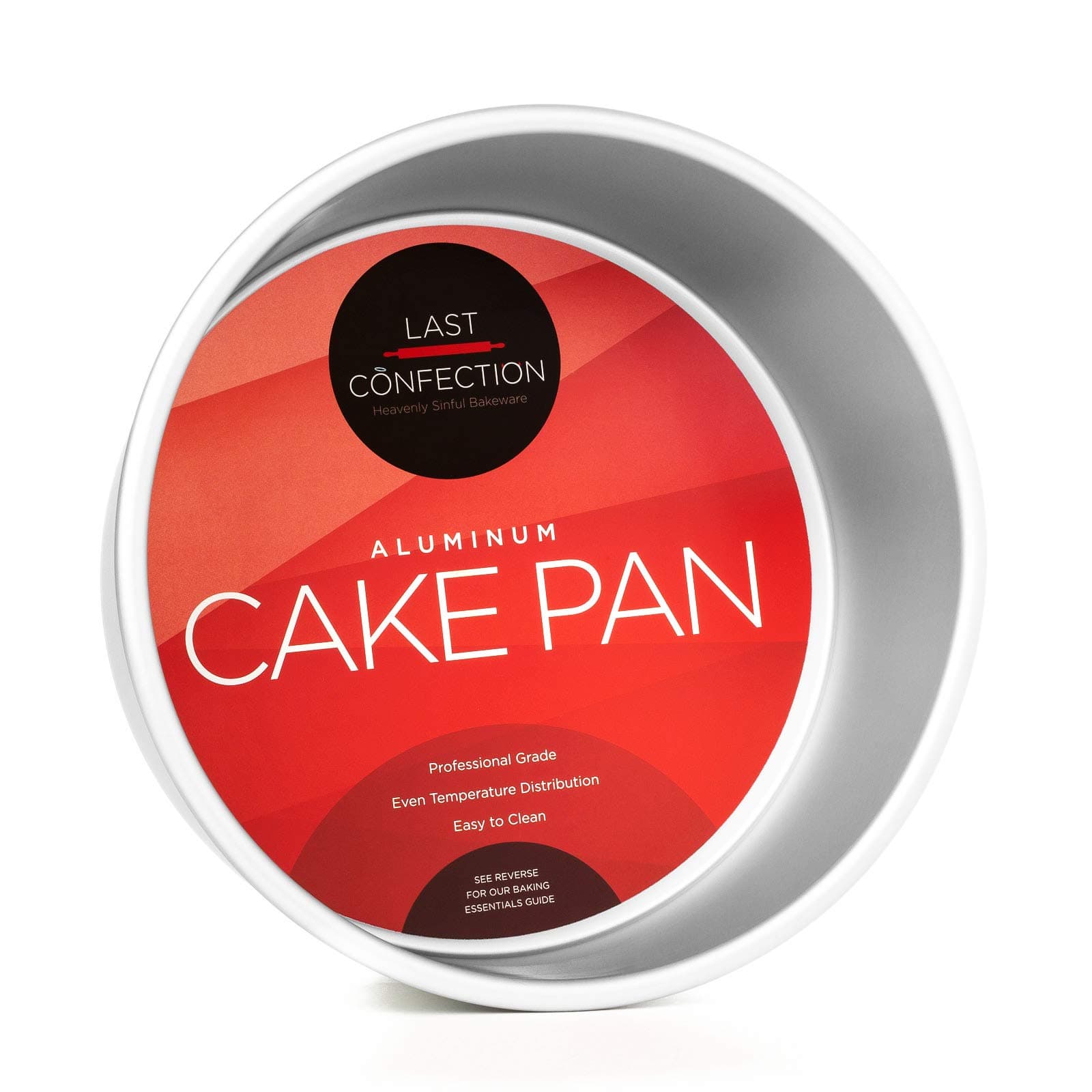 Last Confection 8" x 4" Aluminum Round Cake Pan - Professional Bakeware