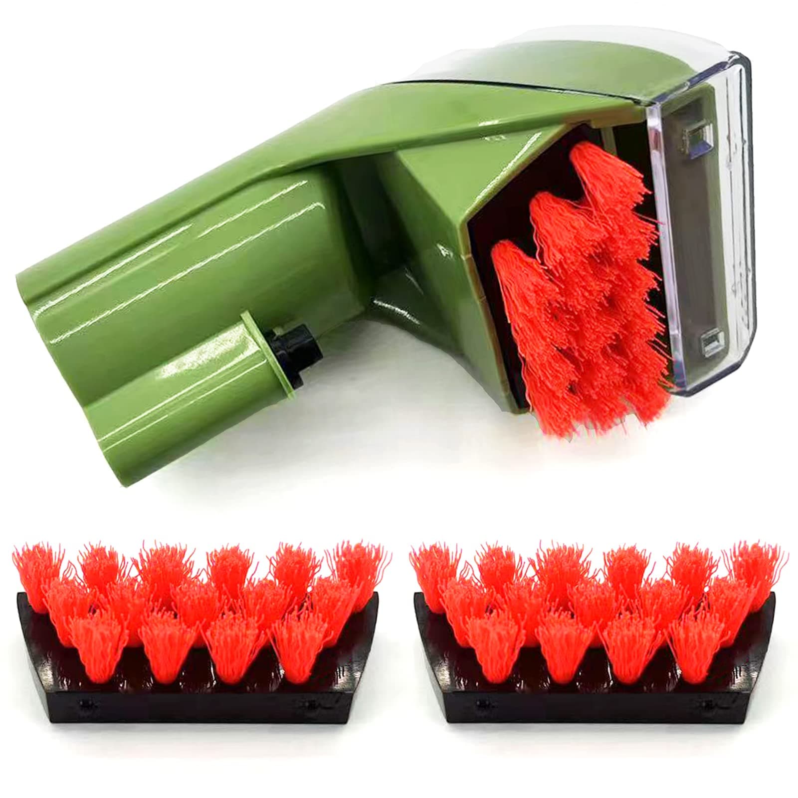 1400B Little Green 3" Tough Stain Brush Tool Replacement for Bissell Little-Green Upright & Portable Carpet Cleaners for 1400B 1425 3860 4075 1400W 1400 1844 2290A Series, 1 Brush, 2 Replacement Brush