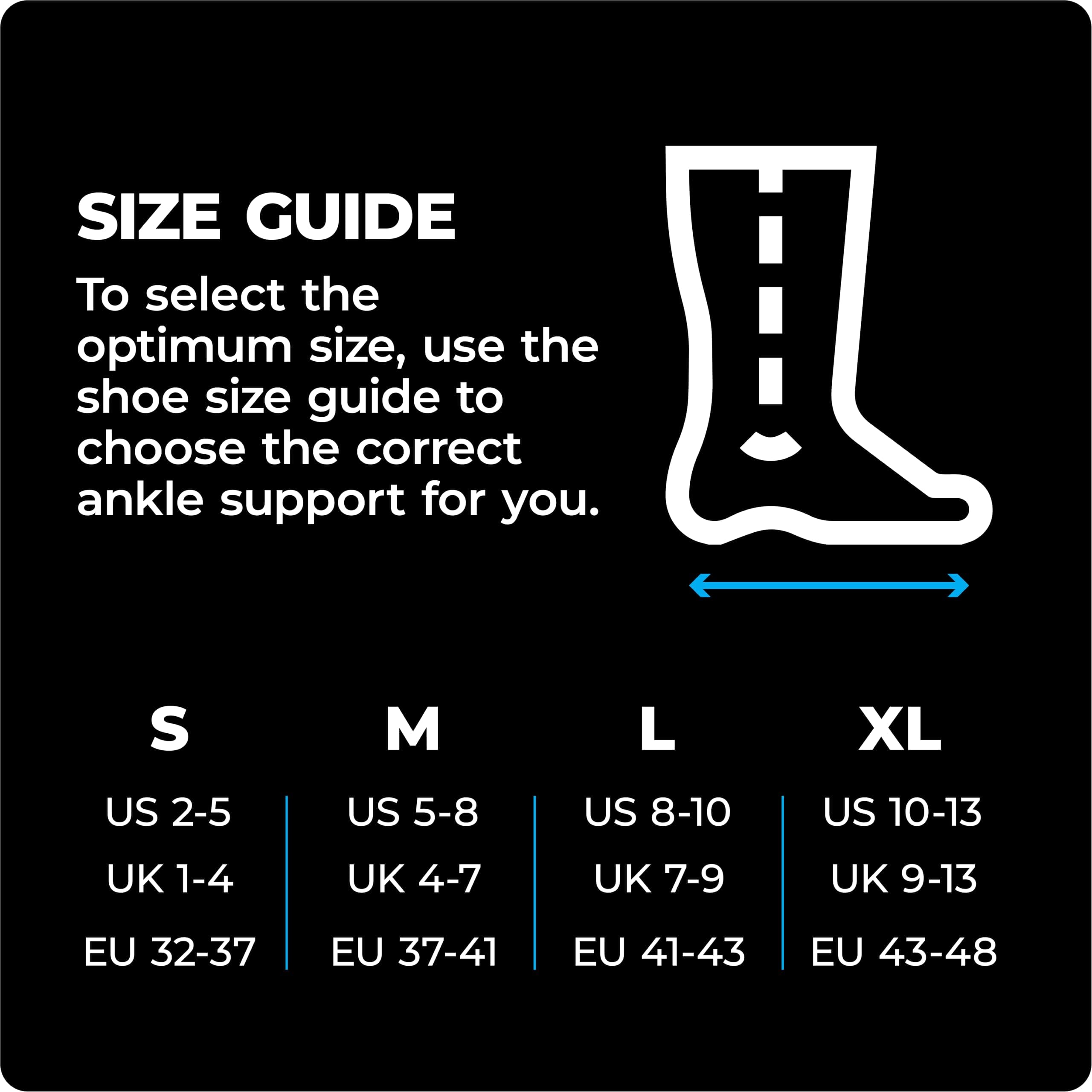 VITTO Ankle Brace for Sprained Ankle - Ankle Compression Sleeve for Men & Women. Ankle Support to Stabalize the Ankle Joint for Injury Prevention and Ankle Sprain Relief (M)