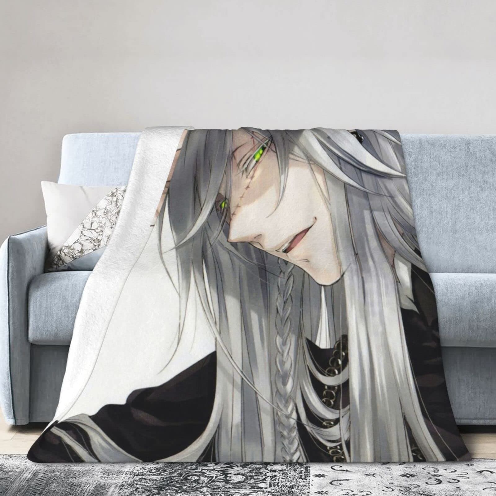 ISILAISILA Black Music and Butler Blanket Soft and Warm Throw Blanket Ultra-Soft Micro Blanket Plush 50"x40"