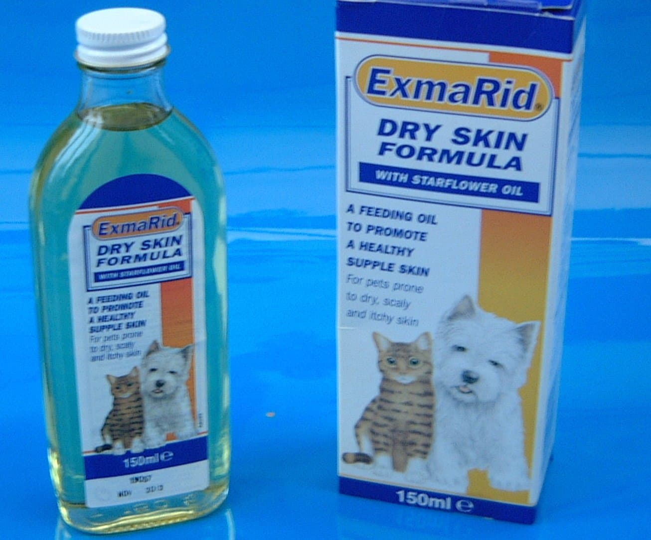 ExmaRid Dry Skin Formula Feed Dog, Cats & Pets with Scaly, Itchy problems