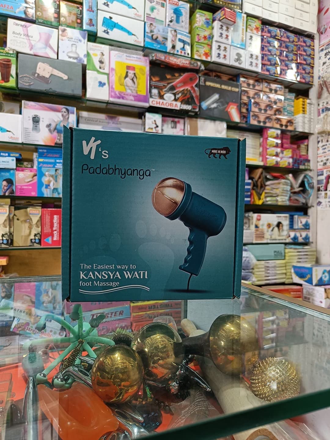 Kansya Wati Foot Massager,Corded Electri kansa Wati 1 Single wati Round KT-04