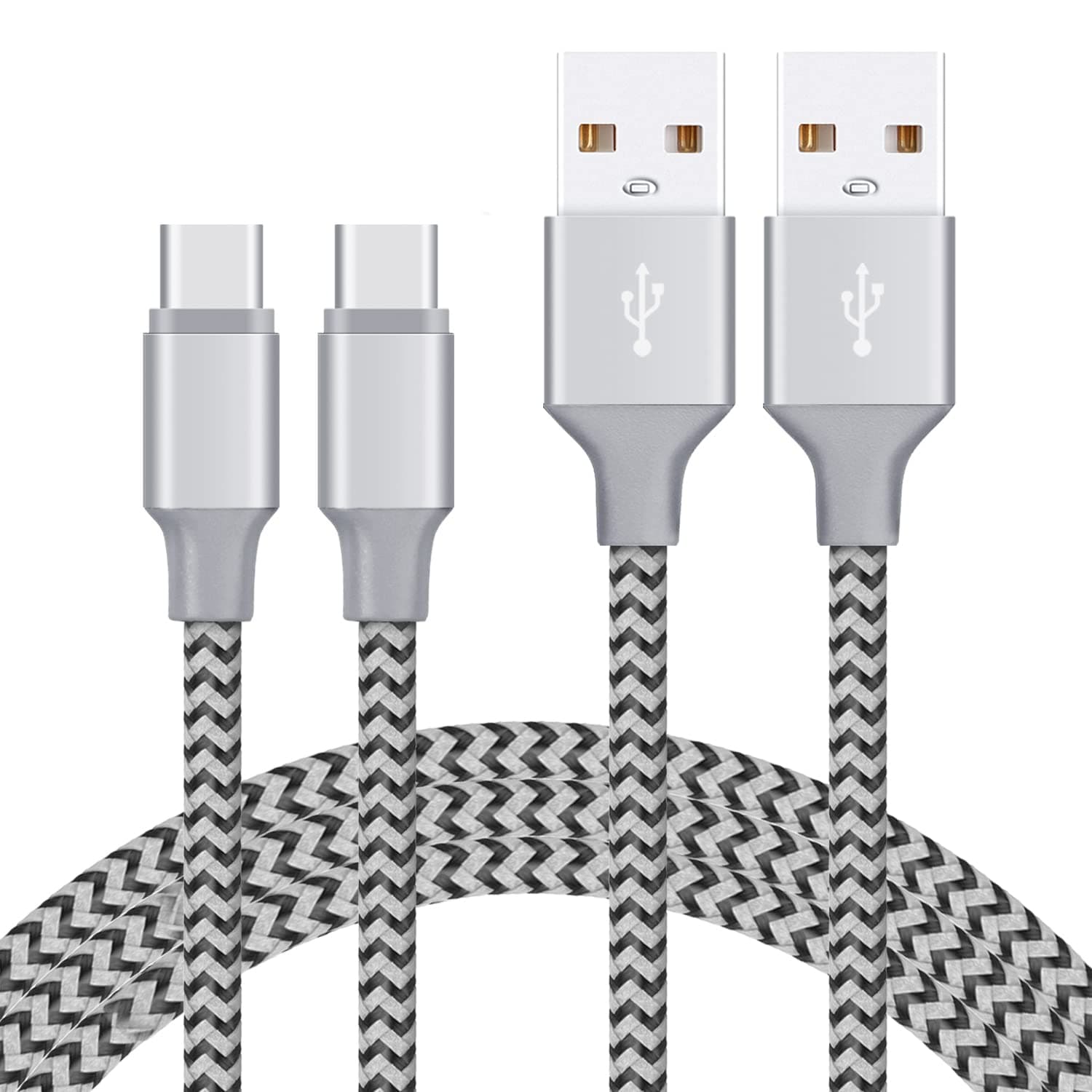 Marchpower Certified USB Type C Cable -2 Pack 6ft USB C Charging Cable