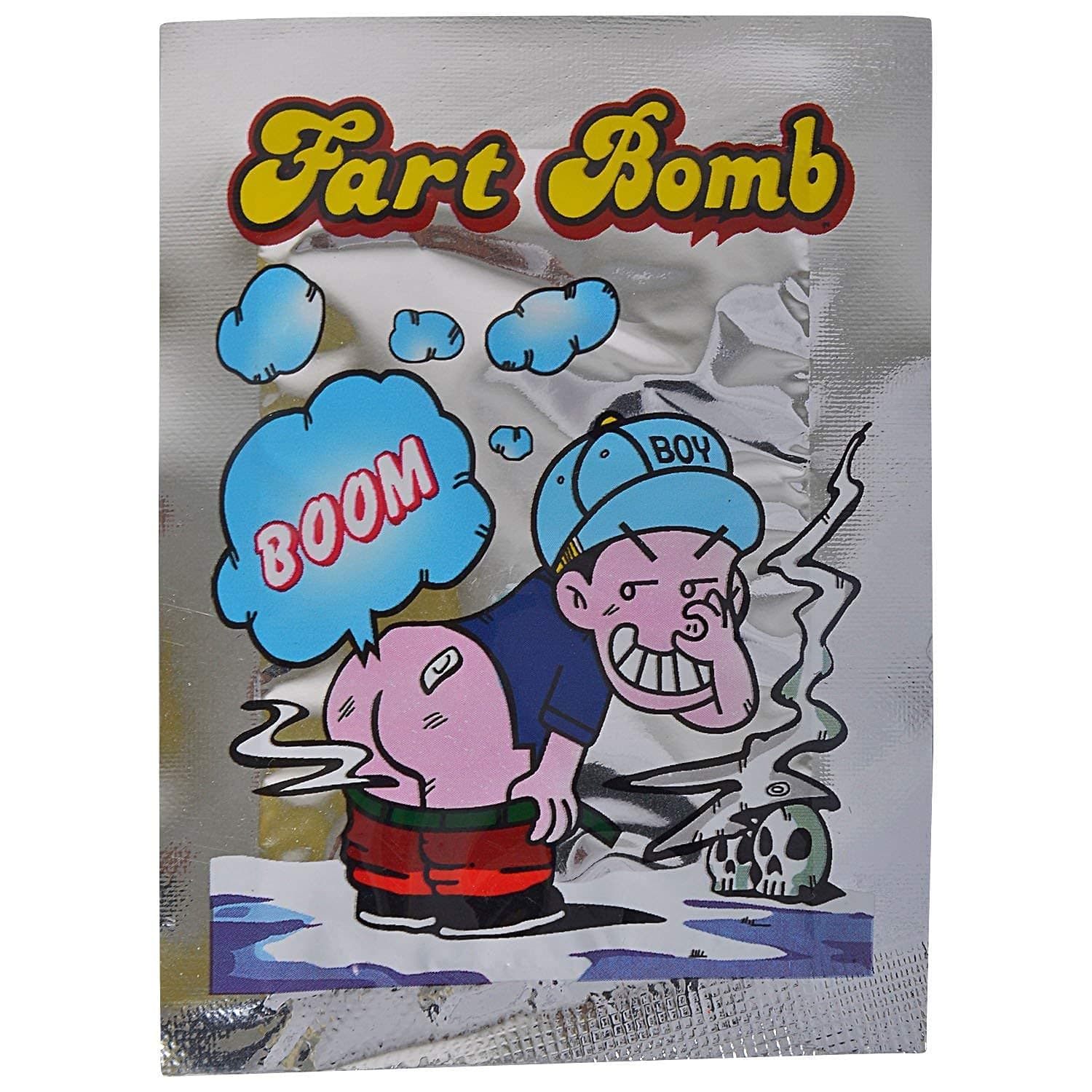 Novelty Puff Pump Stink Fart Smell Bomb Explosion Mini Fun Bag For Anyone Jokes, 5 Pieces, Multicolor, Kid