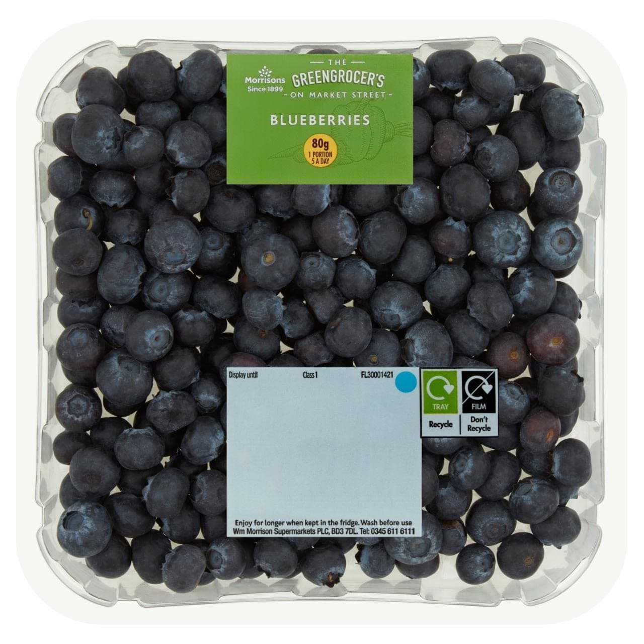 Morrisons Blueberries, 300g