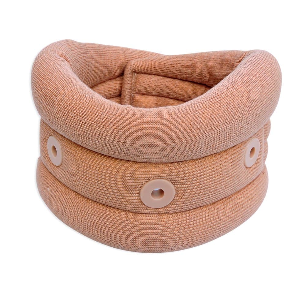 Adjustable Soft Eyelet Cervical Collar For Neck Support | Vertebrae Support Reduces Pressure from the Spine (Small)