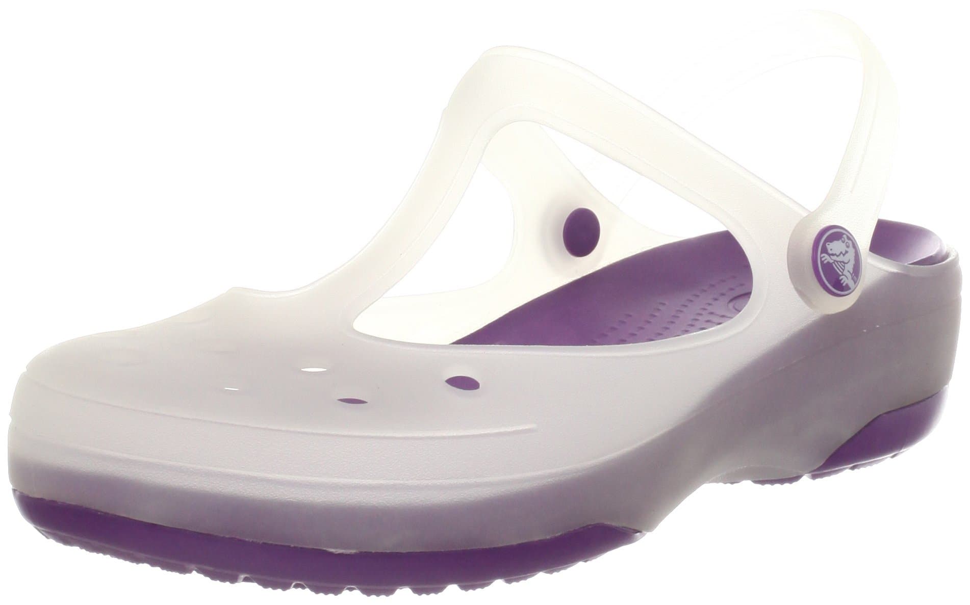 Crocs - Women Crocs Chameleons Carlie MJ Shoes, Size: 5 B(M) US Womens, Color: Oyster/Dahlia