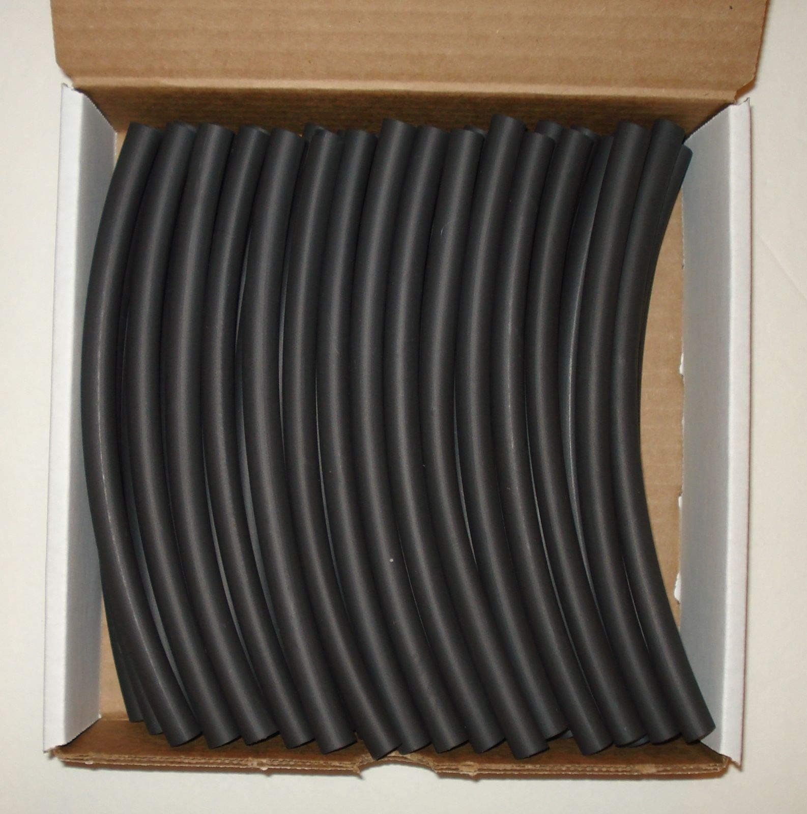 Made in USA- 100 FT. 100' Feet Black 1/8" INCH (3.5mm) Polyolefin 2:1 Heat Shrink Tubing
