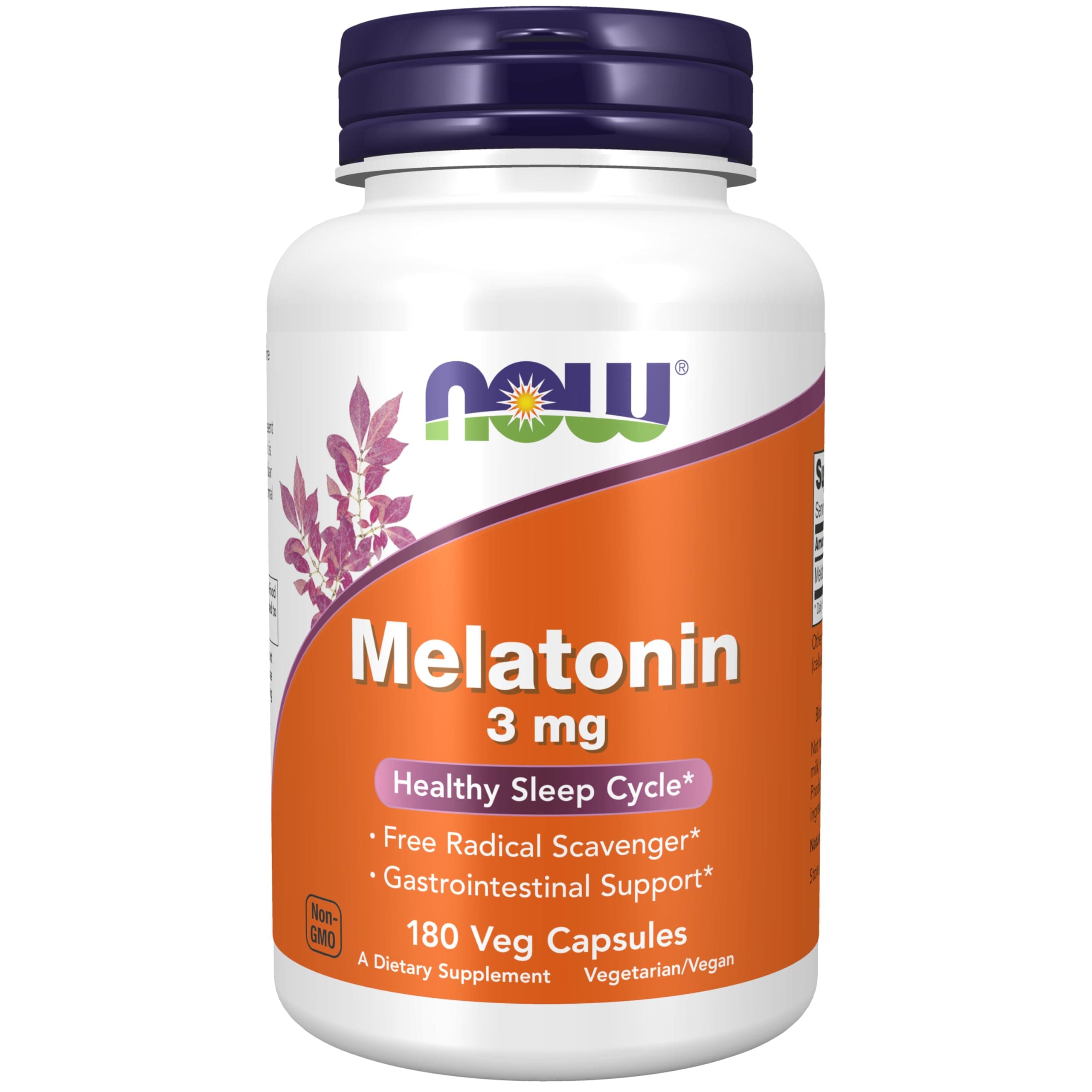 Now Foods Melatonin 3mg 180 Caps