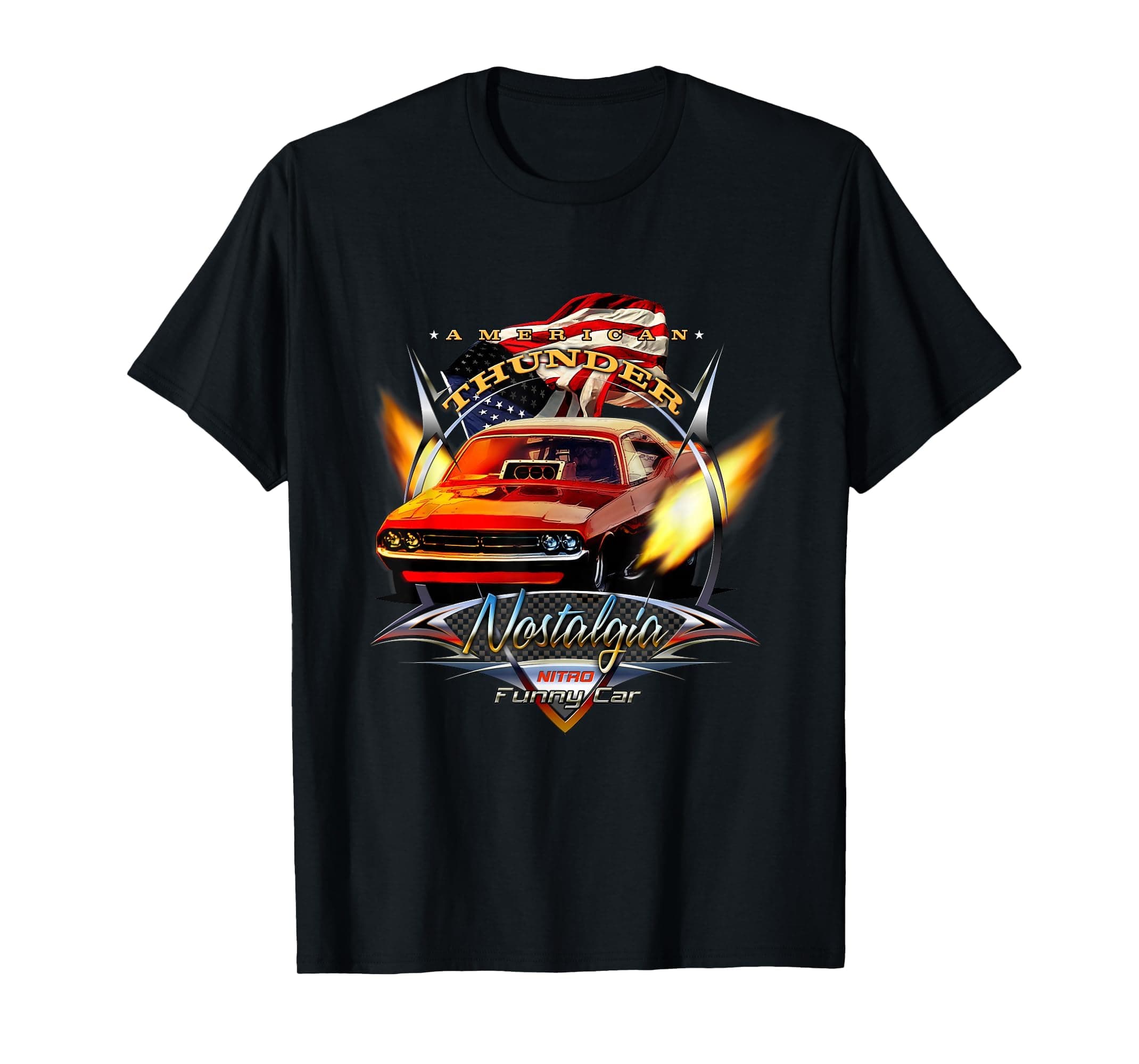 Nostalgia Funny Car American Drag Racing tee Shirt T-Shirt