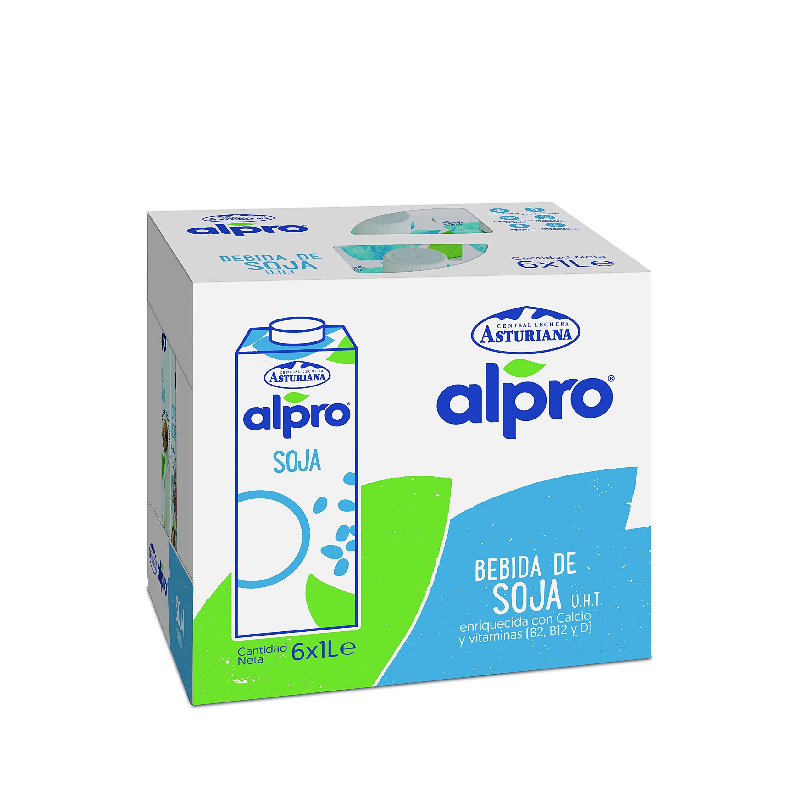 Leche De Soja Asturiana Alpro Brick 1L