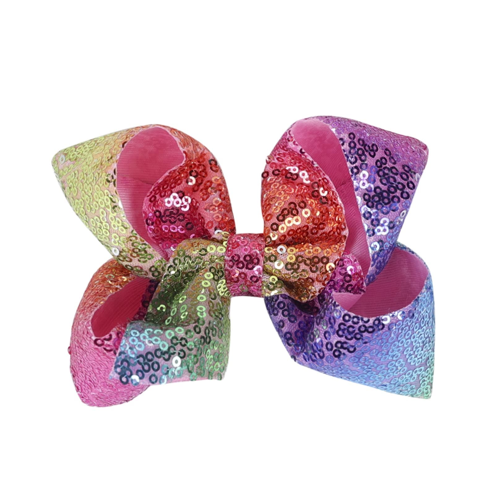 5 Inches Sequins Large Bows Alligator Hair Clip Hair Barrettes Accessories for Women Teens Girls Kids