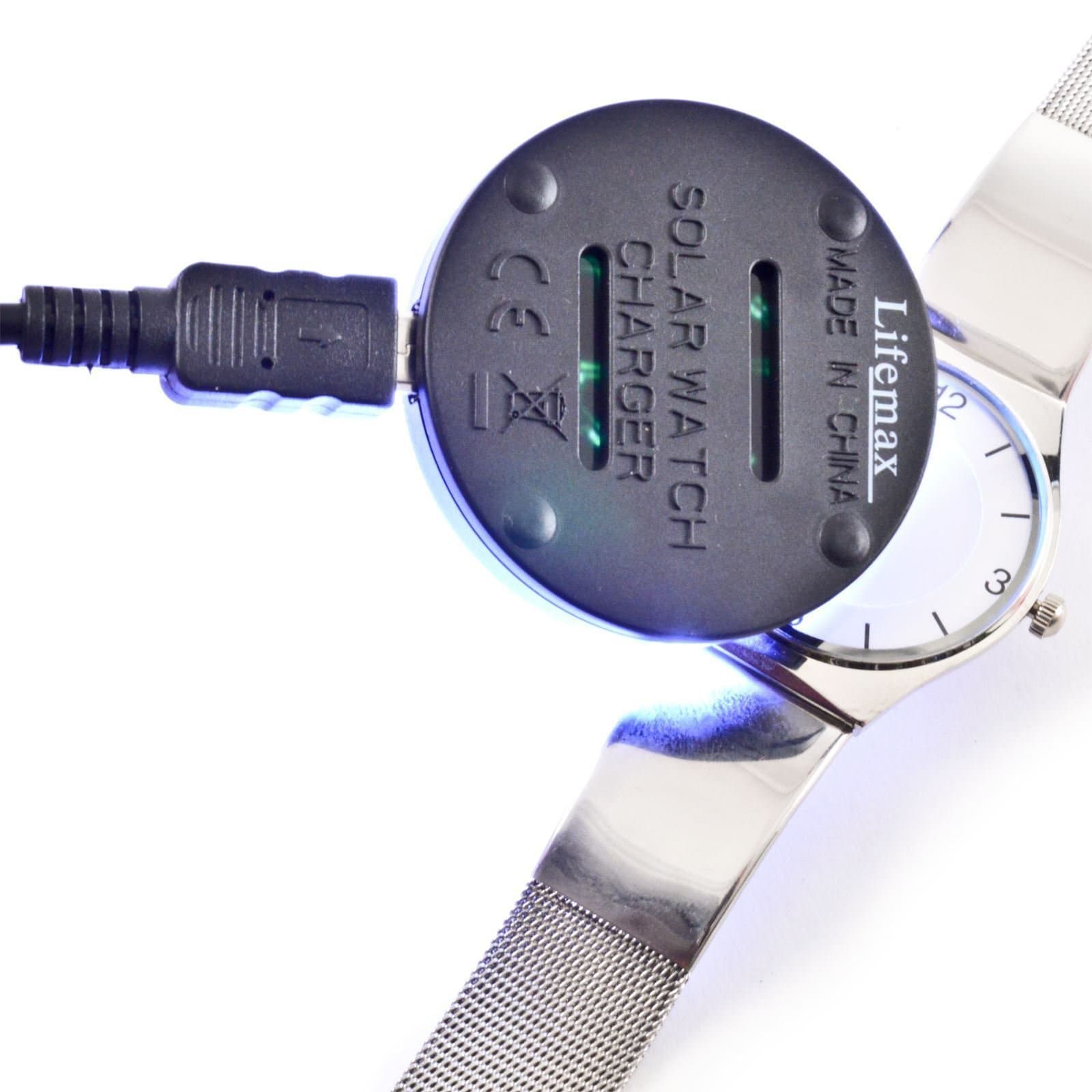Lifemax LED Solar Watch Charger