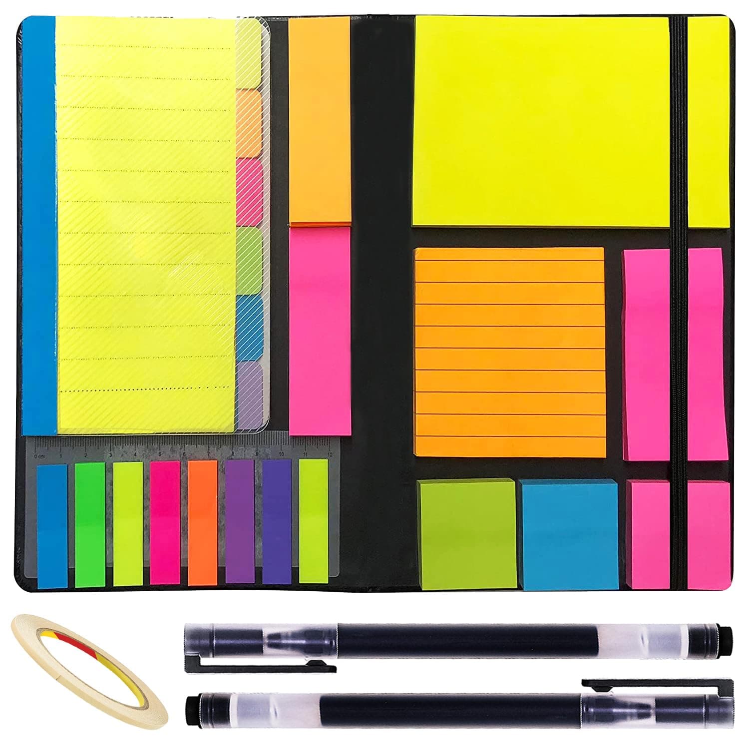 Sticky Notes Set 710 Pack, Divider Sticky Notes Tabs, Office Supplies, Planner Sticky Note Dividers Tabs, Book Notes, Back to School Supplies (710pcs)