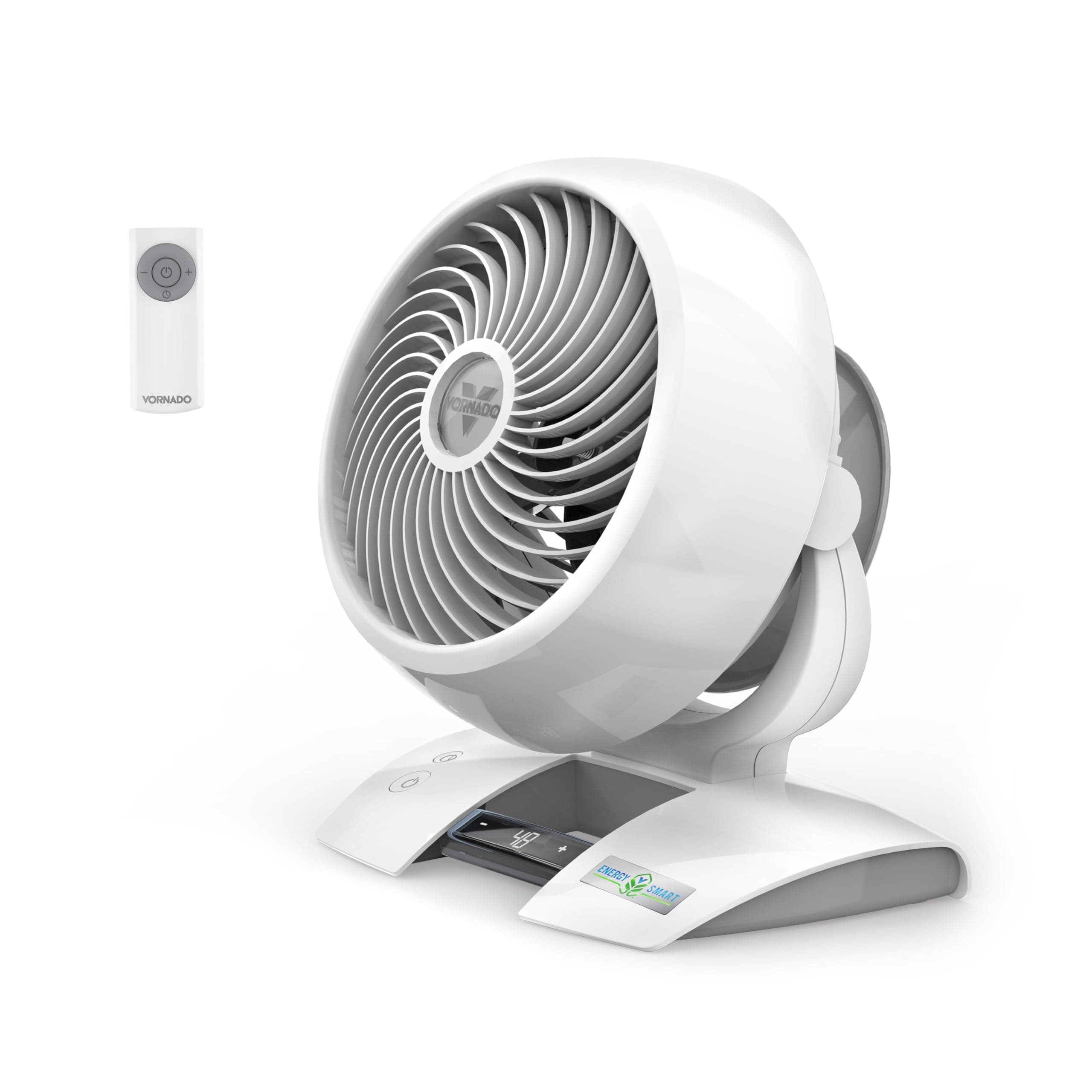 Vornado 5303DC Energy Smart Small Air Circulator Fan with Variable Speed Control, white, Medium