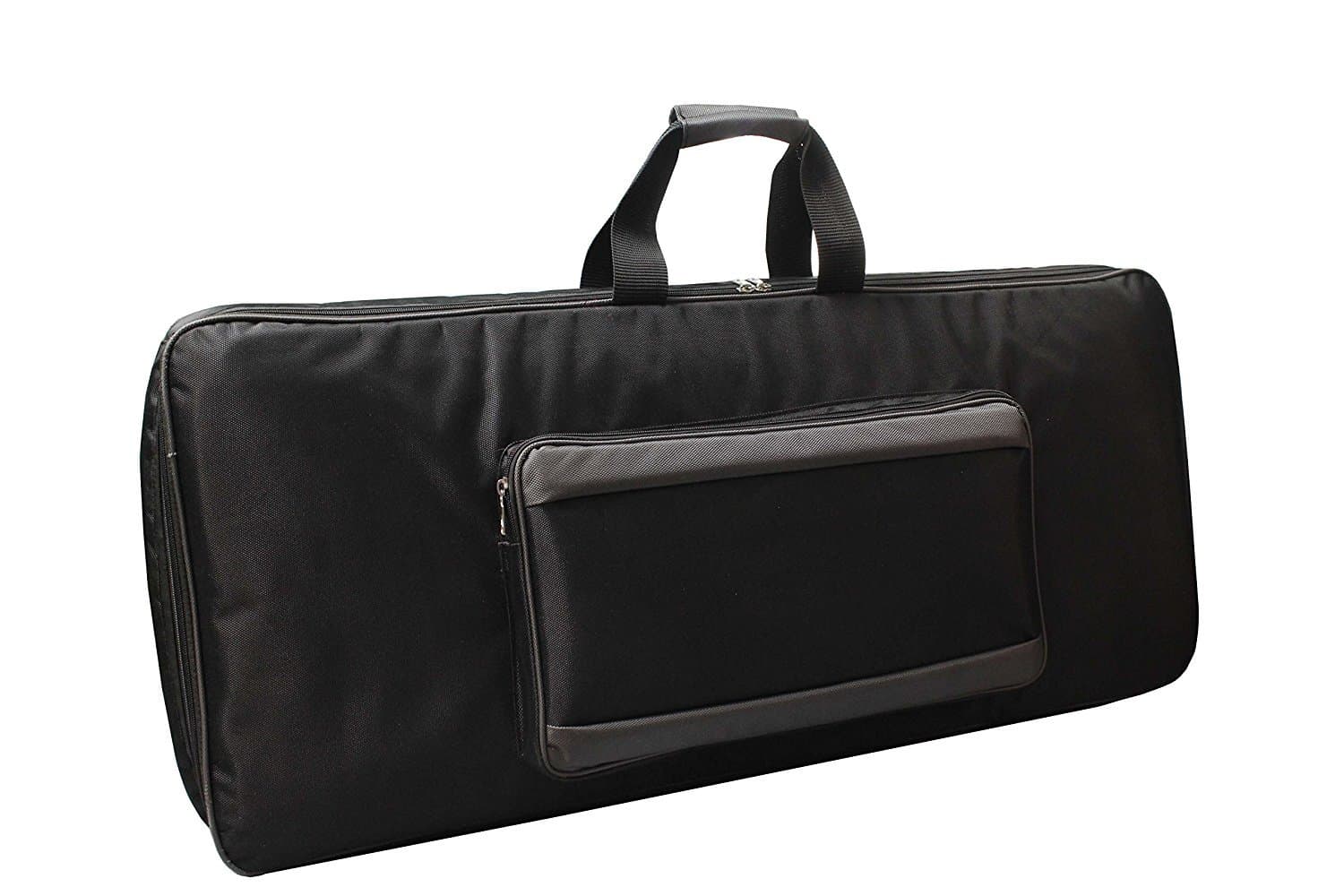 Baritone Case For Yamaha PSR-EW300 76-key Keyboard Heavy Padded Black Bag (48X17X6)