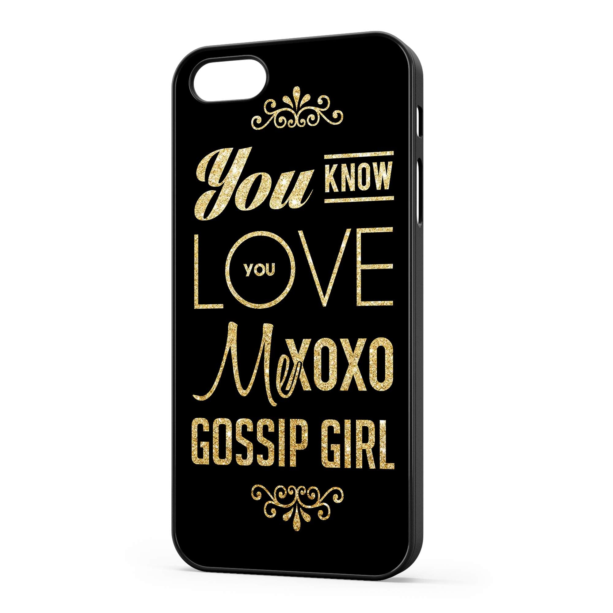 Gossip Girl Quote iPhone Case - 'You Know You Love Me, XOXO Gossip Girl' (iPhone X)